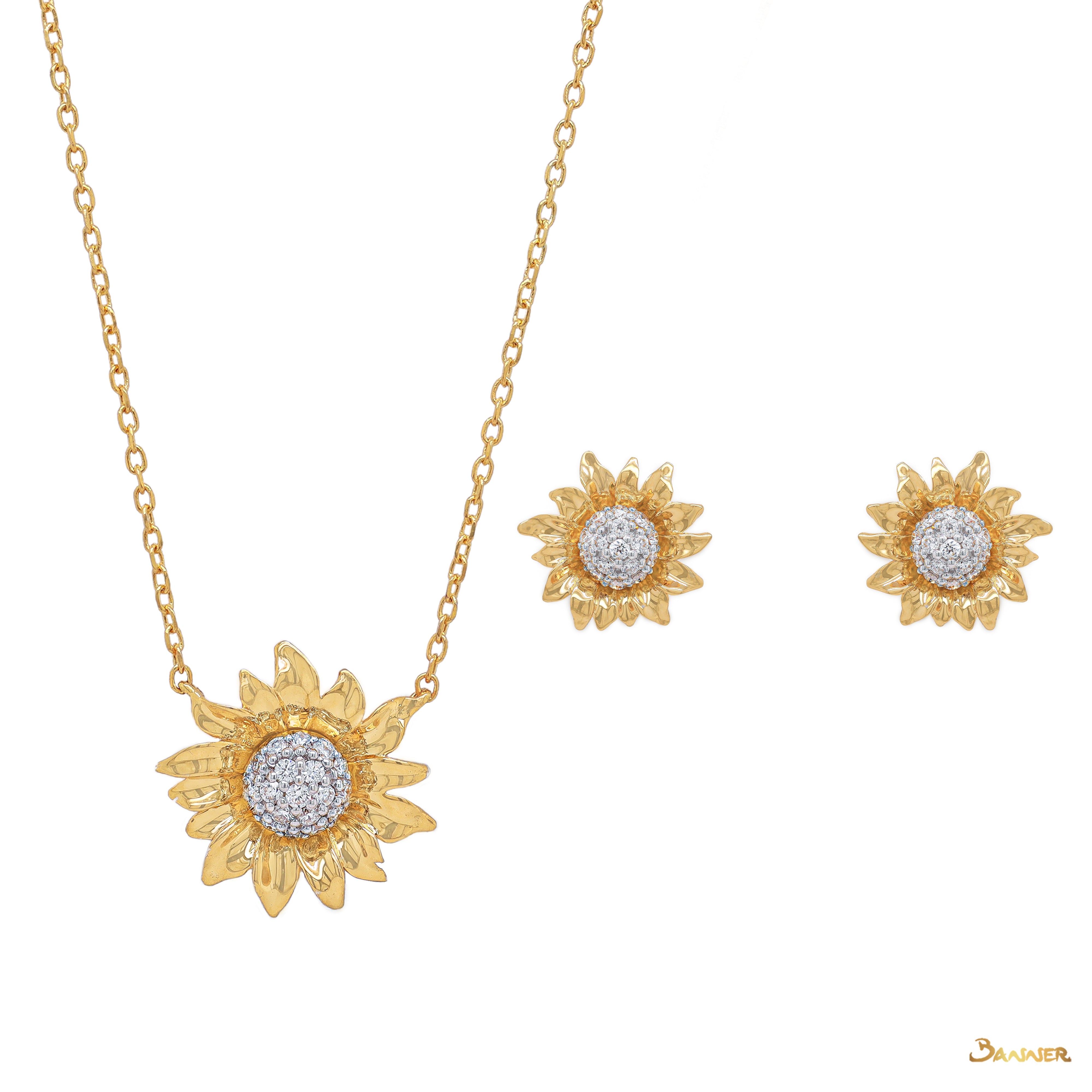 Diamond Sunflower Set