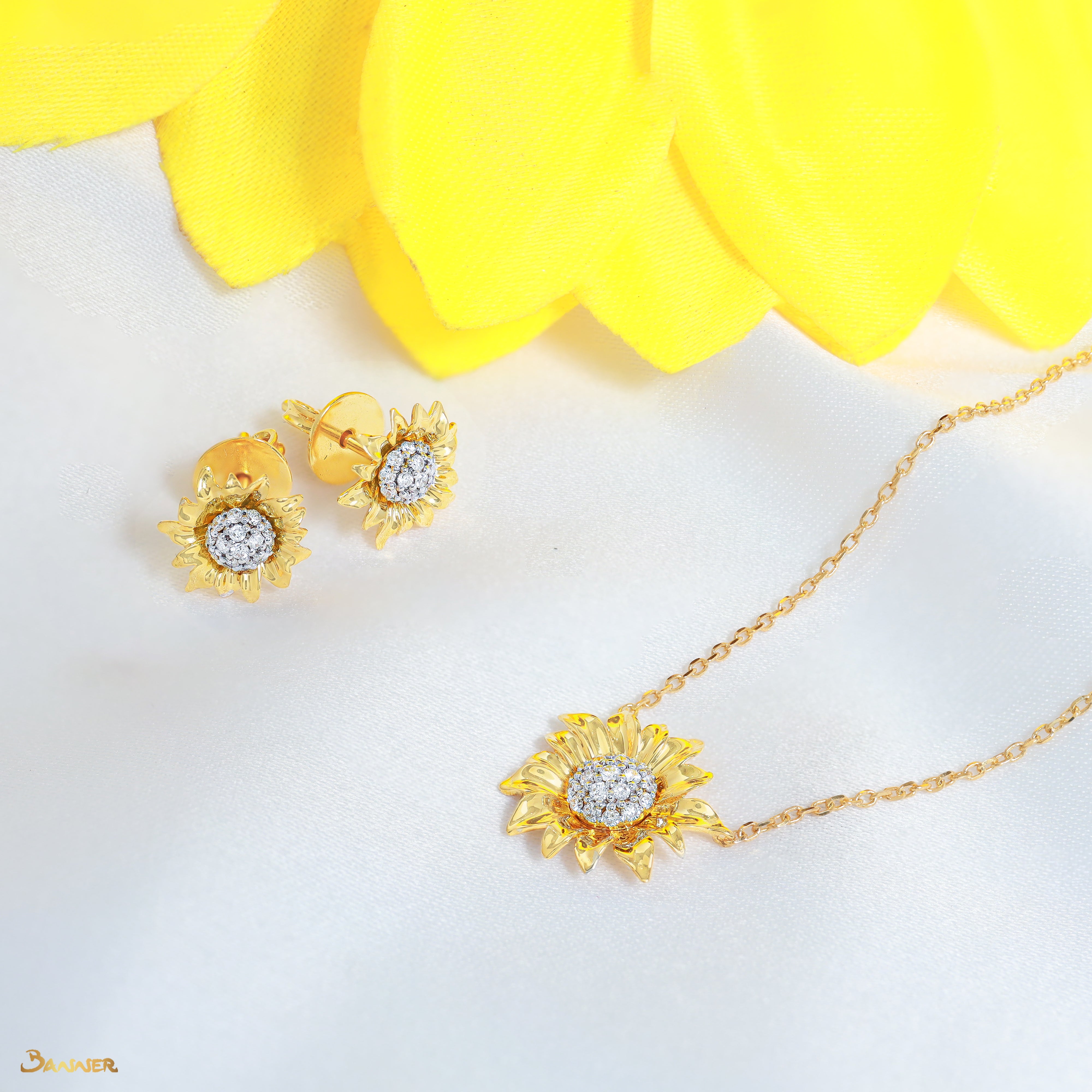 Diamond Sunflower Set