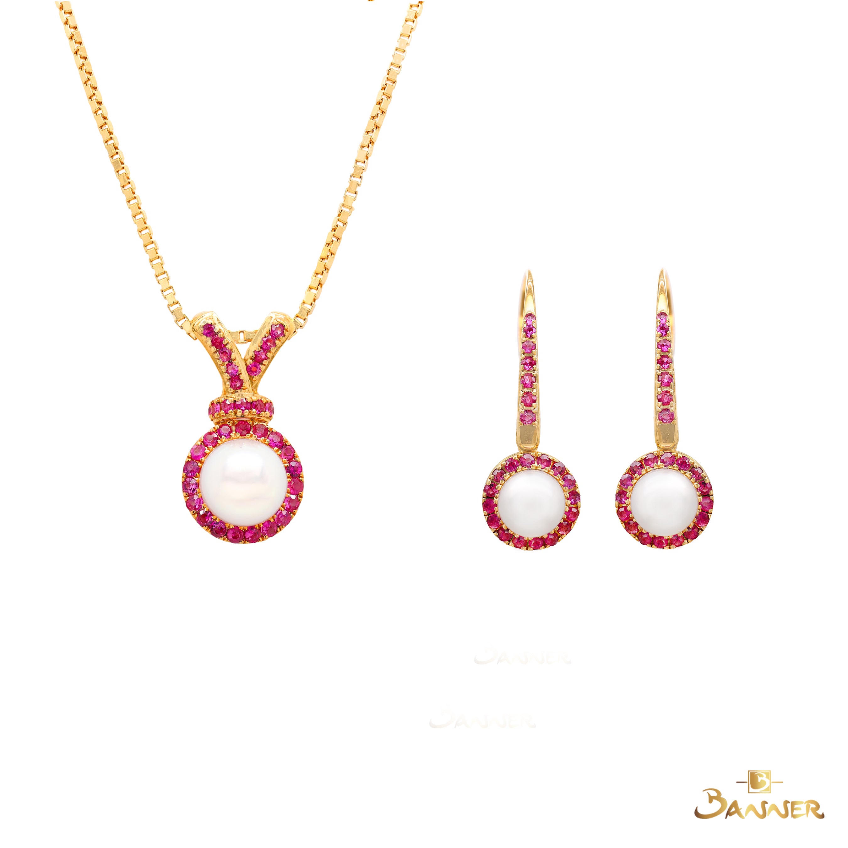 Pearl and Pink Spinel Reverie Set