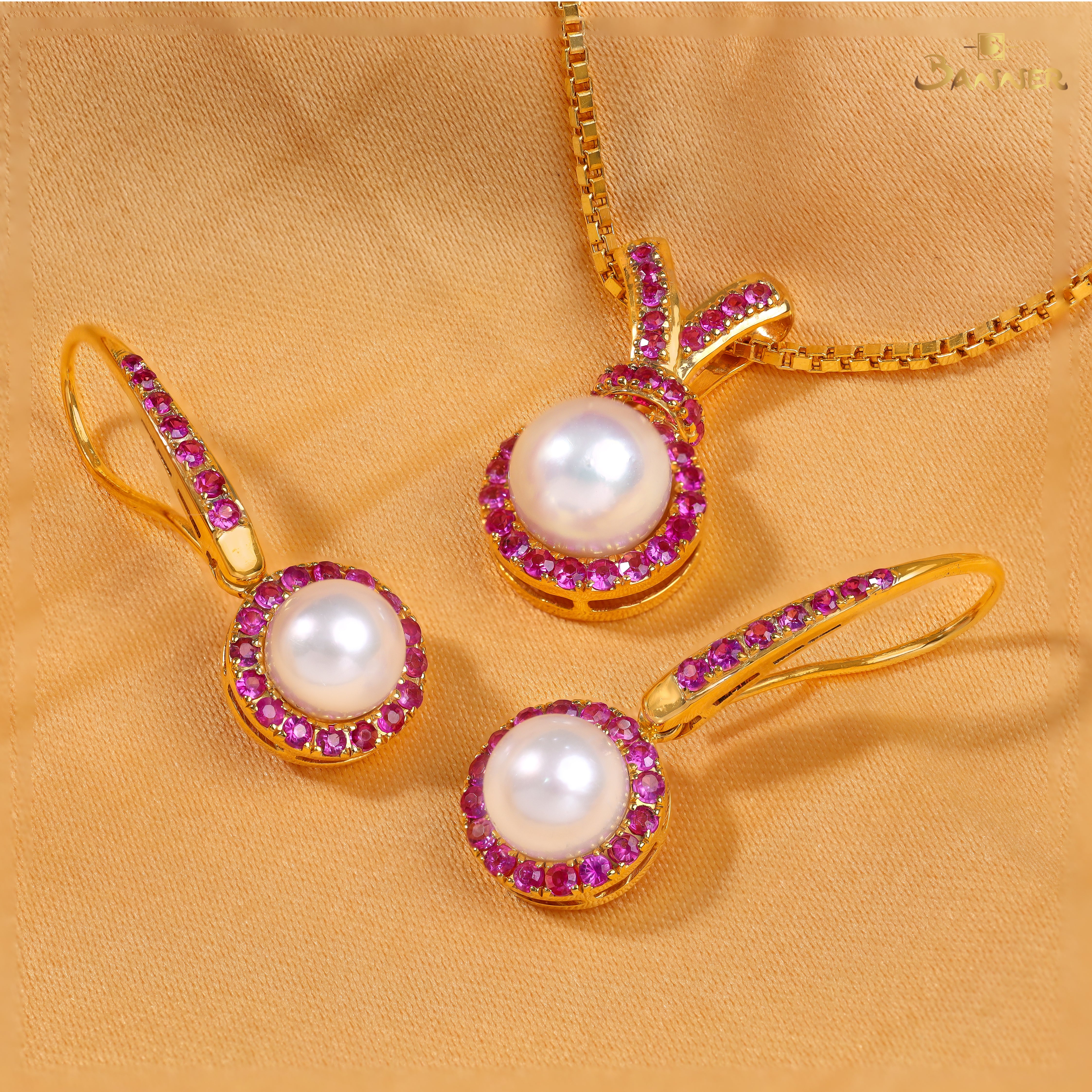 Pearl and Pink Spinel Reverie Set