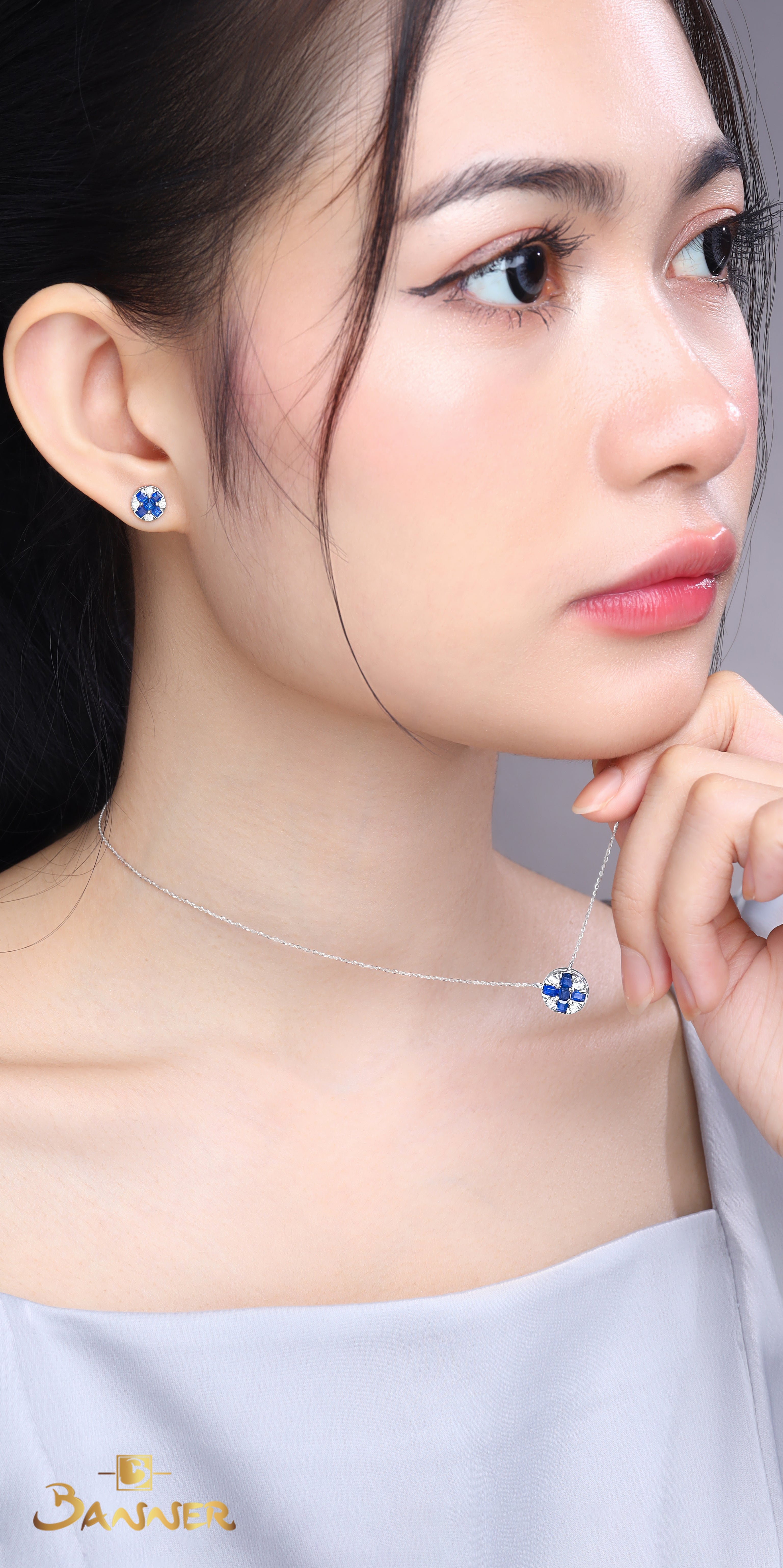 Sapphire and Diamond Checker Set