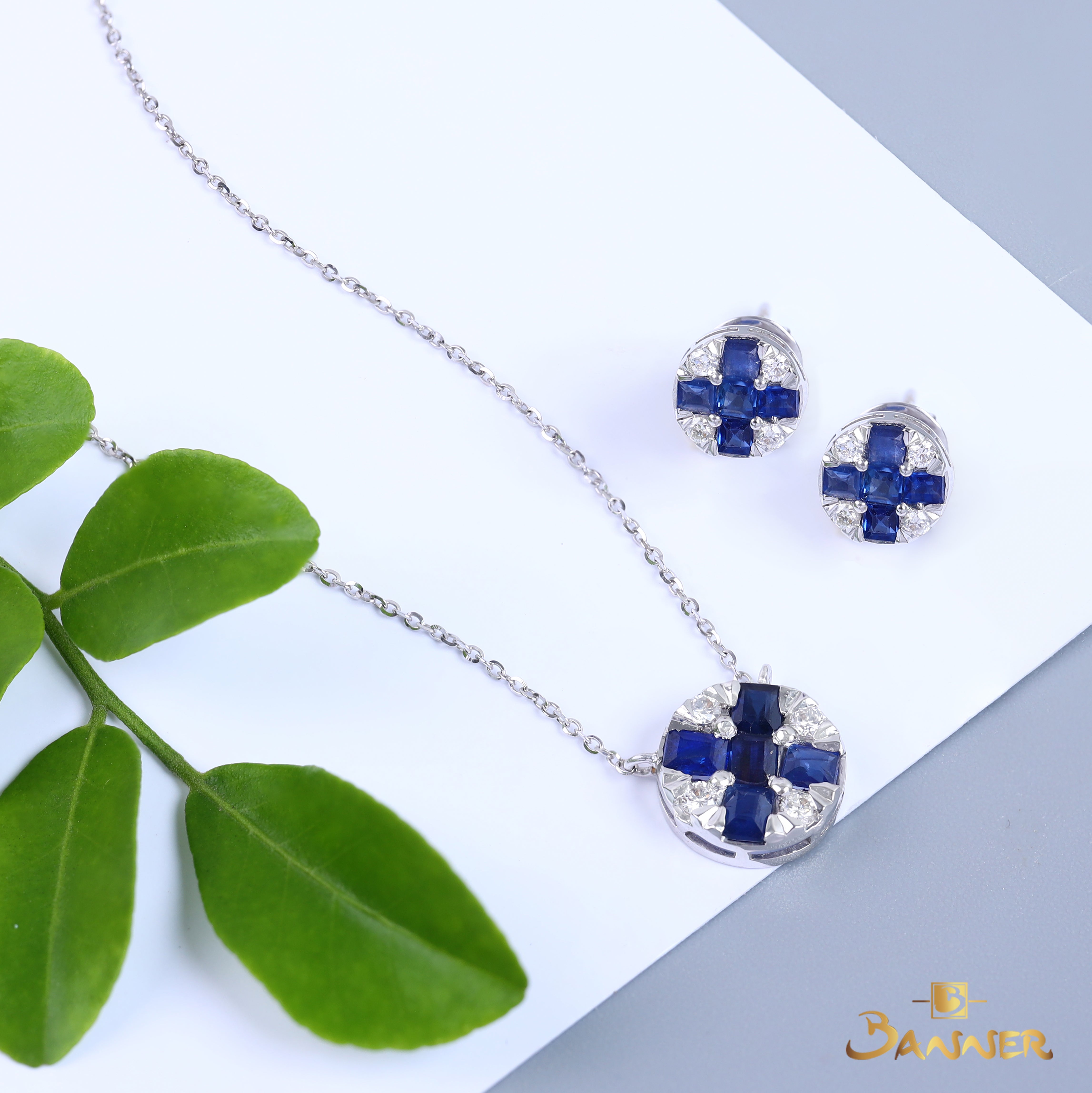 Sapphire and Diamond Checker Set