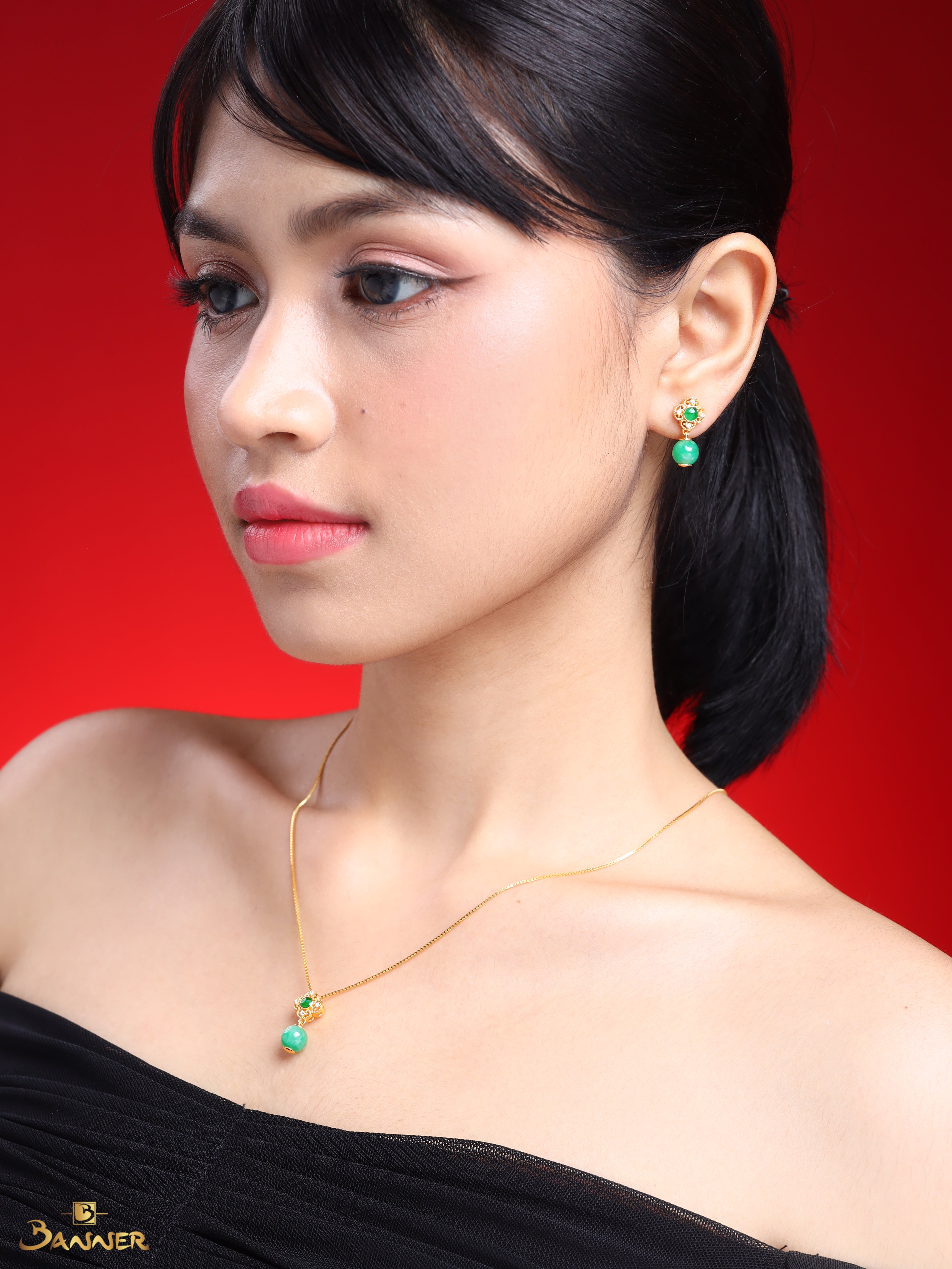 Jade and Diamond Kanote Set