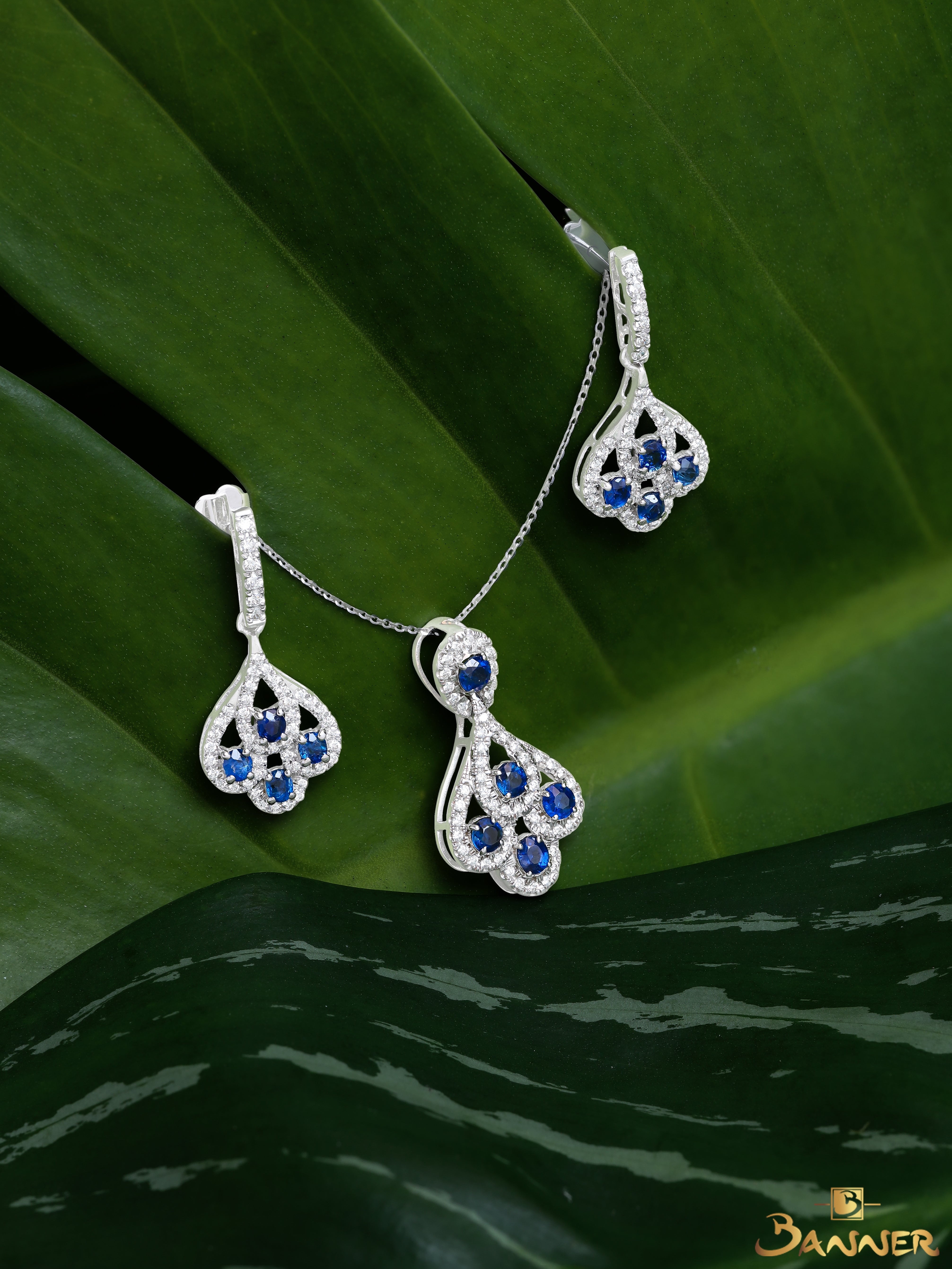 Sapphire and Diamond Pride Set