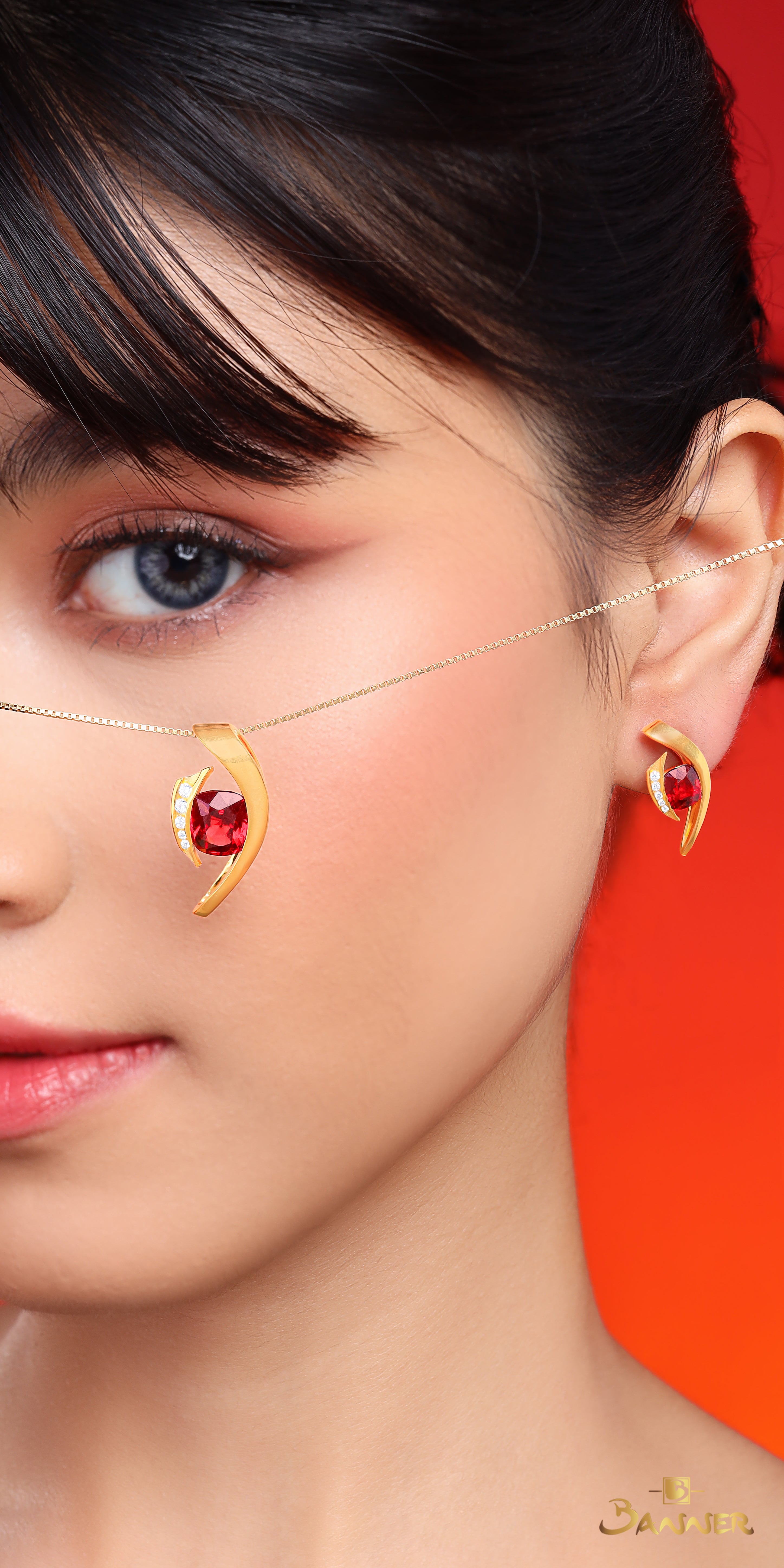 Garnet and Diamond Bypass Set