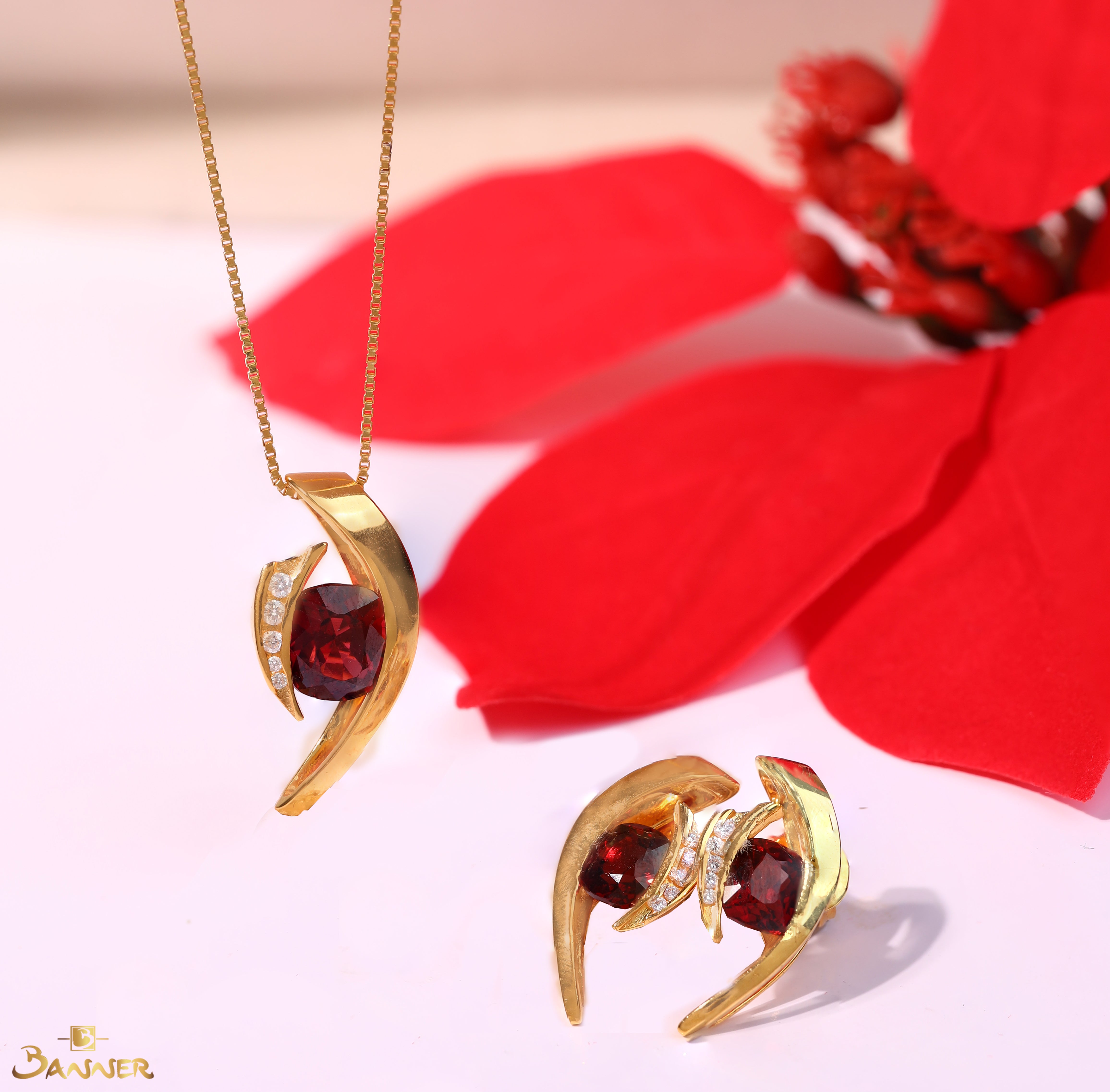 Garnet and Diamond Bypass Set