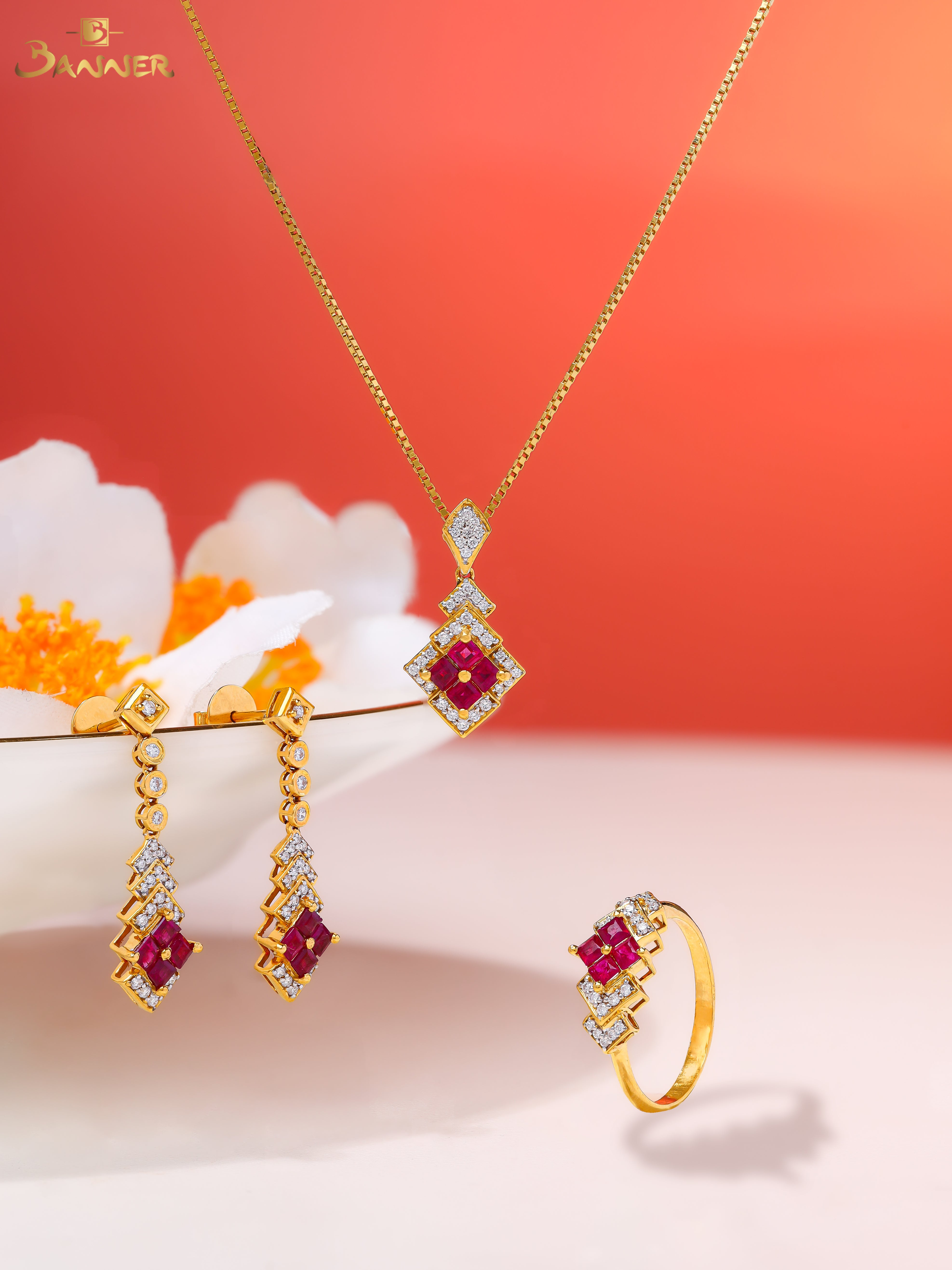 Ruby and Diamond Ember Set