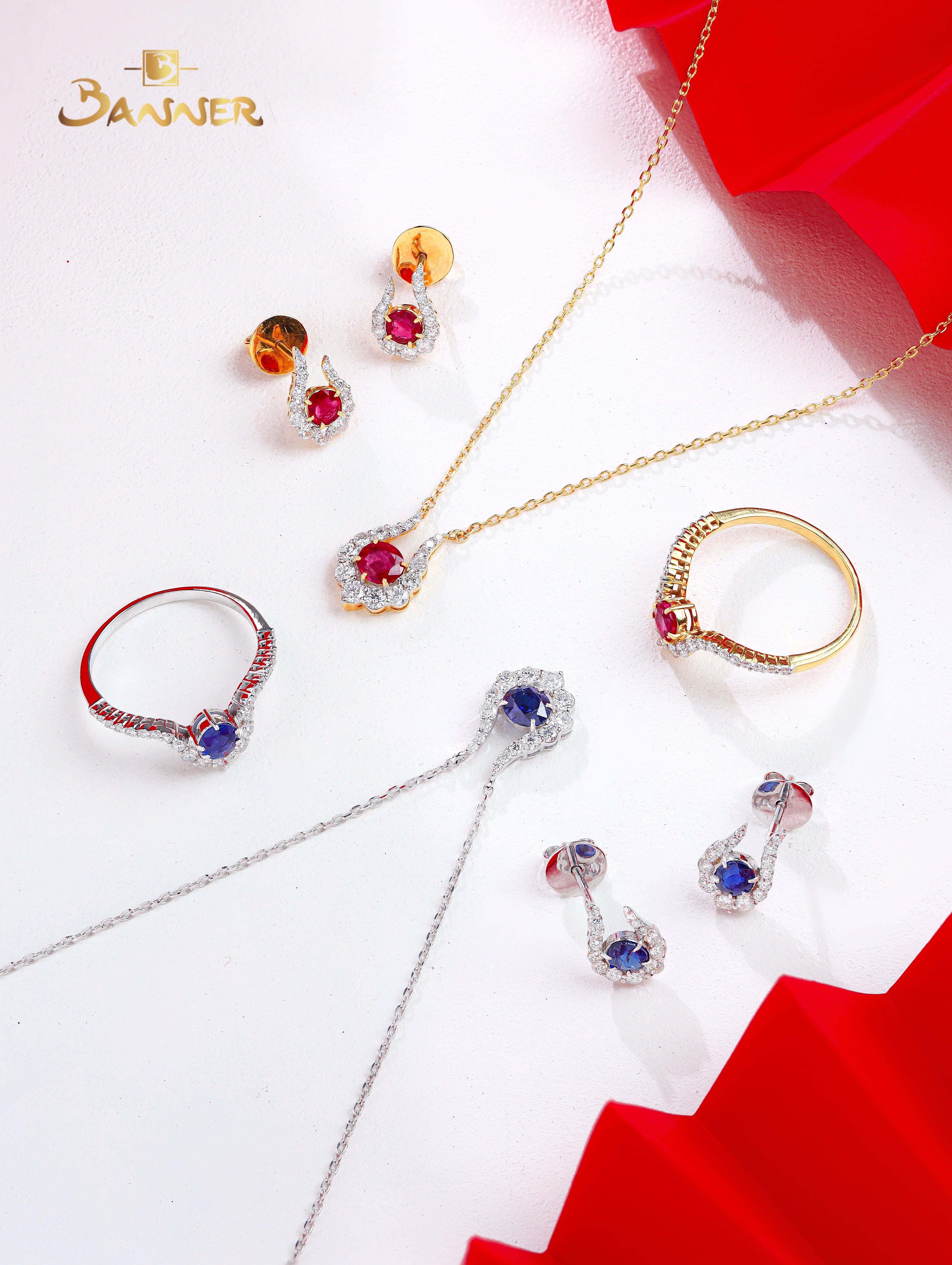 Sapphire and Diamond Stallion Set