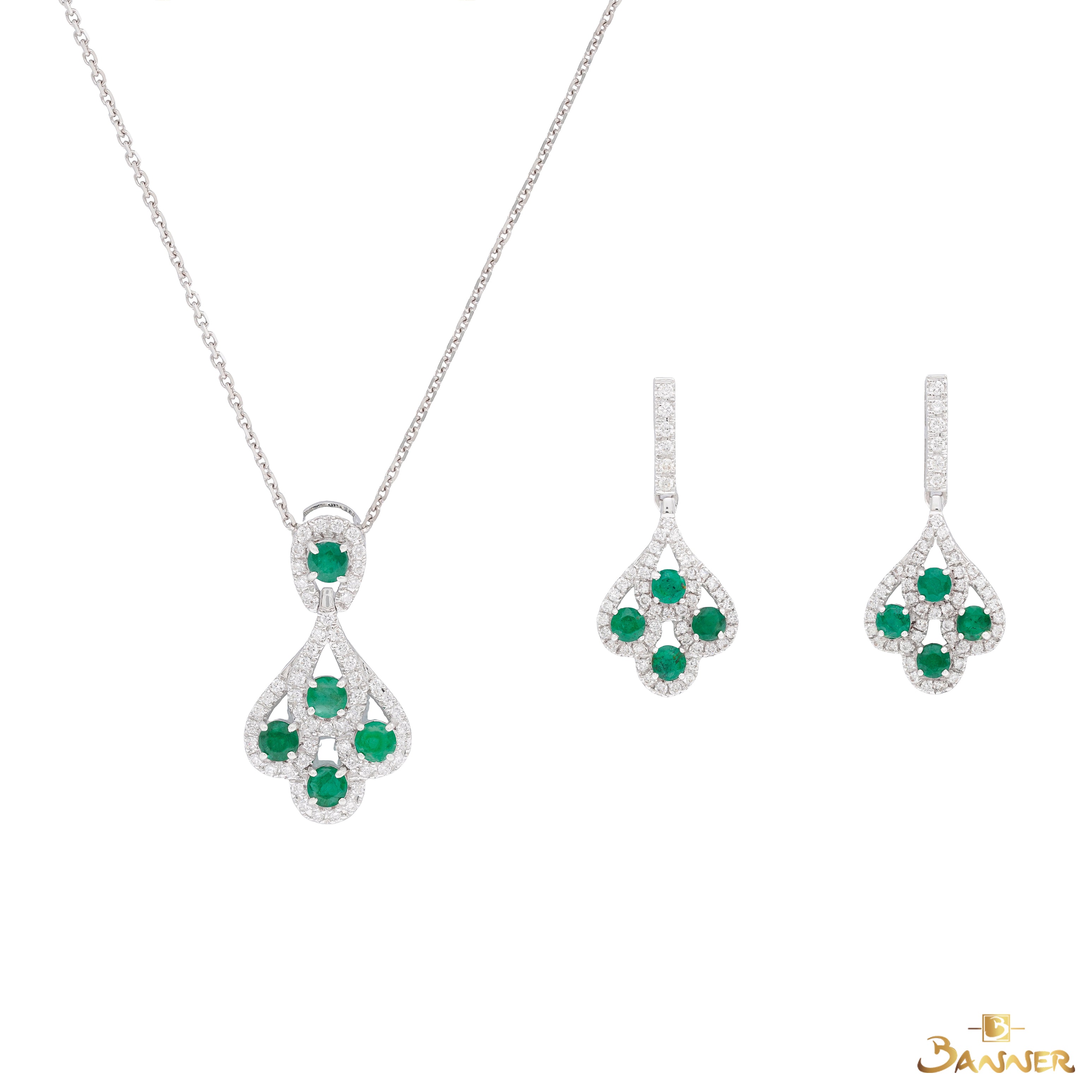 Emerald and Diamond Pride Set