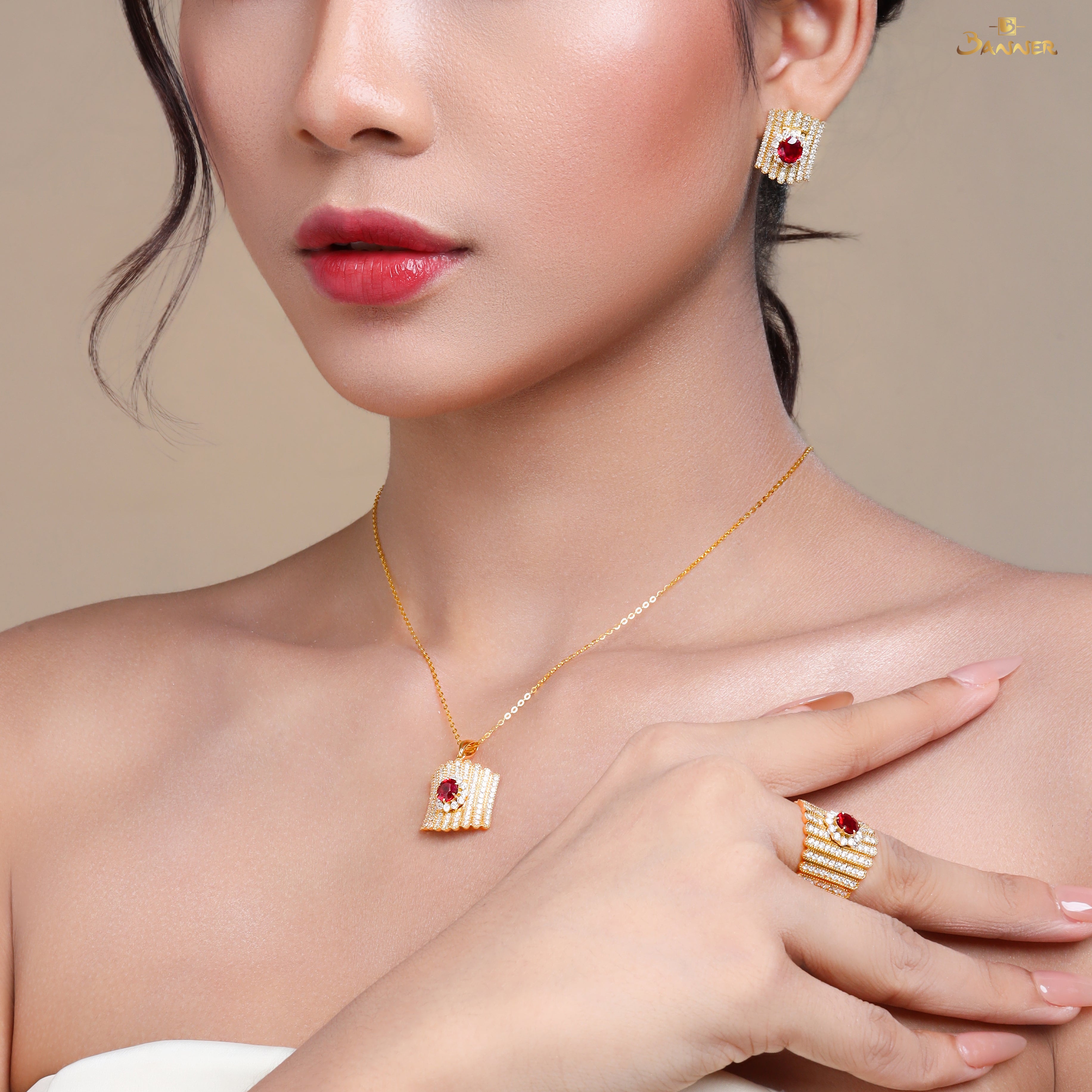 Ruby and Diamond Set