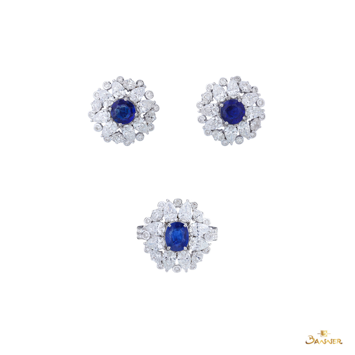 Sapphire and Diamond Set