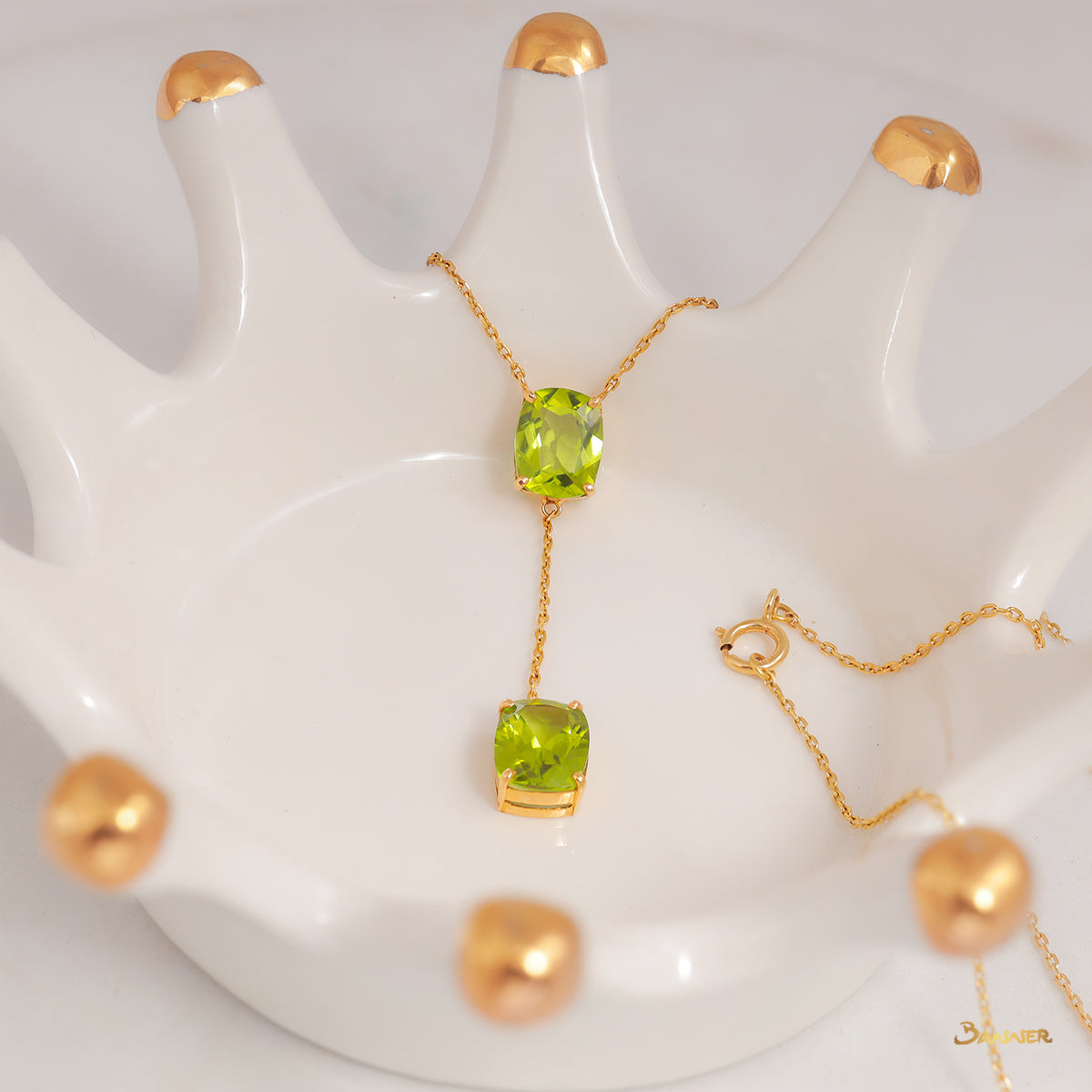 Peridot 2-Step Necklace