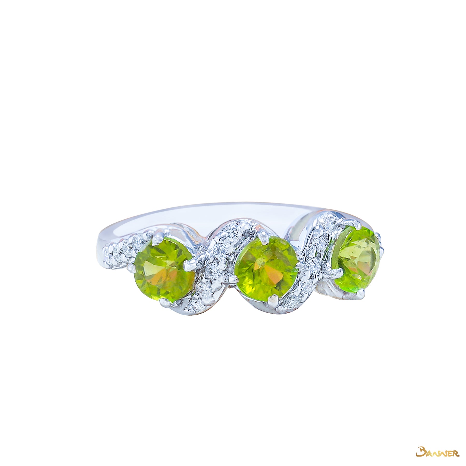 Peridot and Diamond Yae-Hlaing Ring