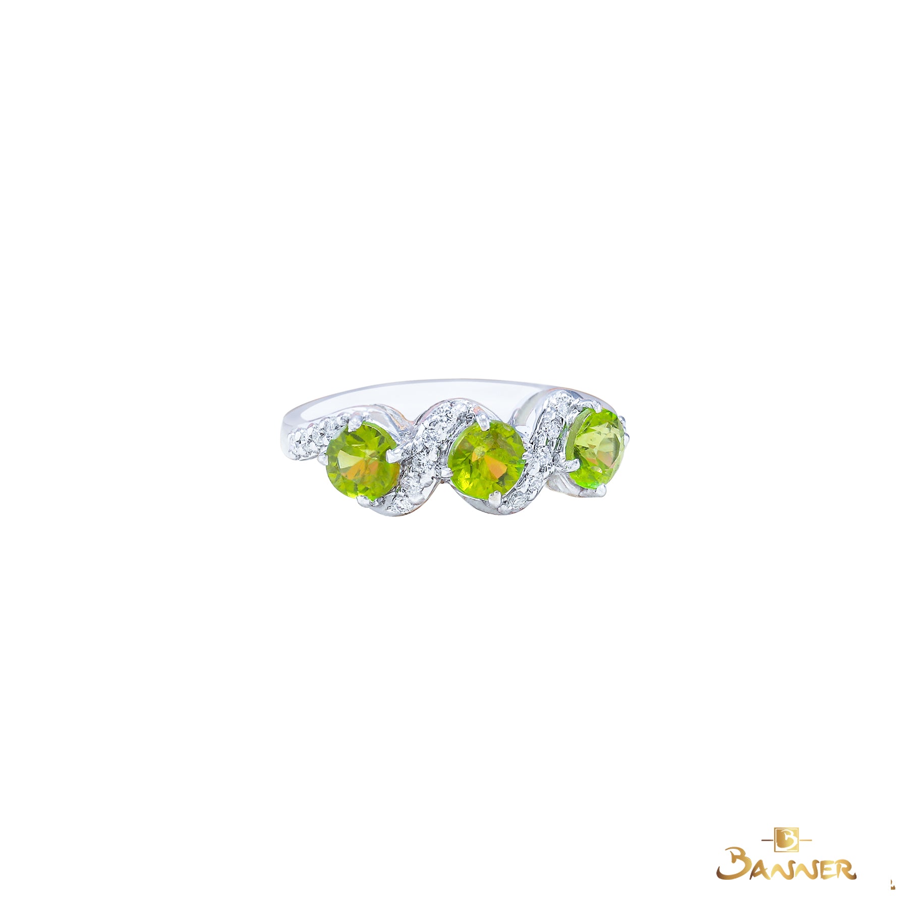 Peridot and Diamond Yae-Hlaing Ring