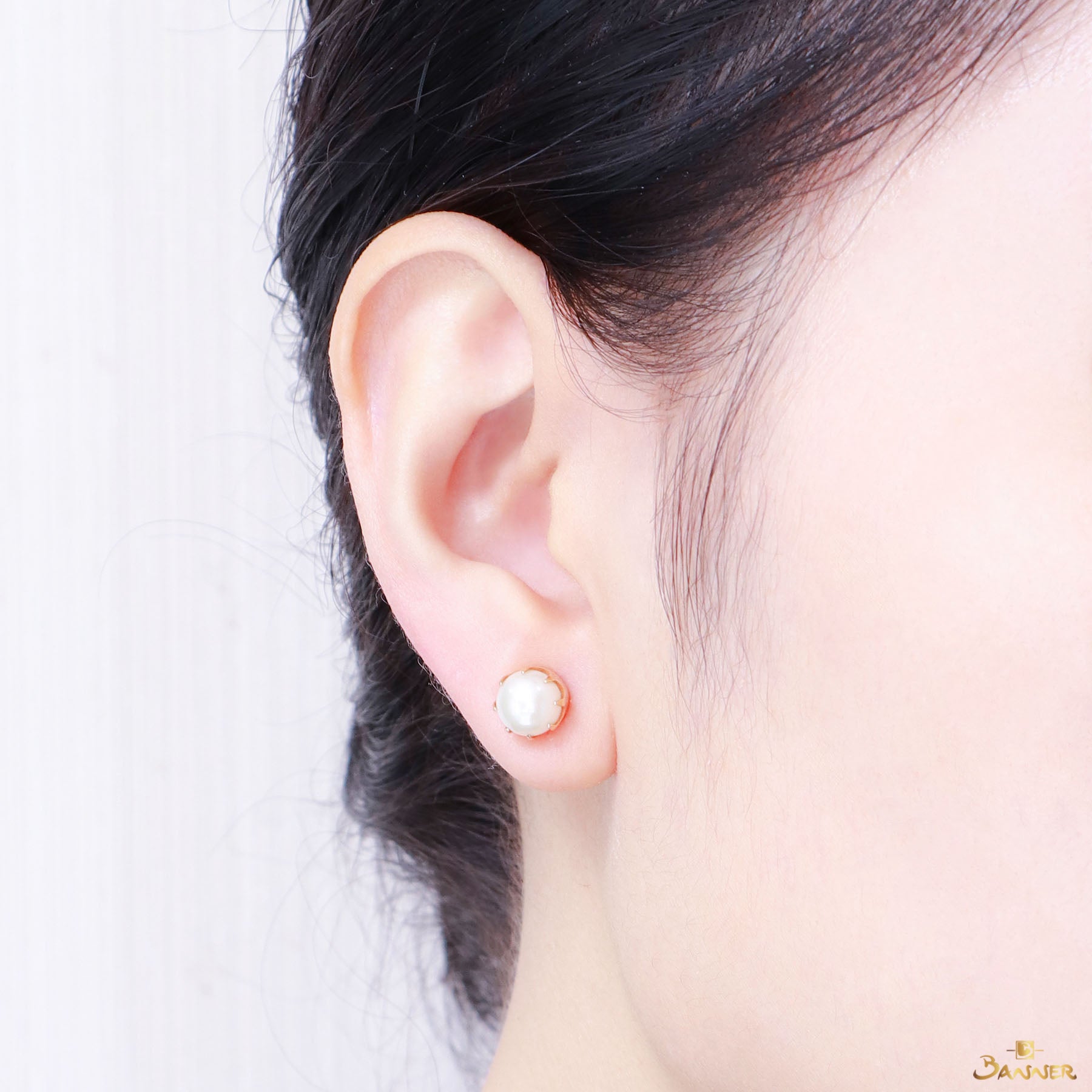 Pearl Stud Earrings