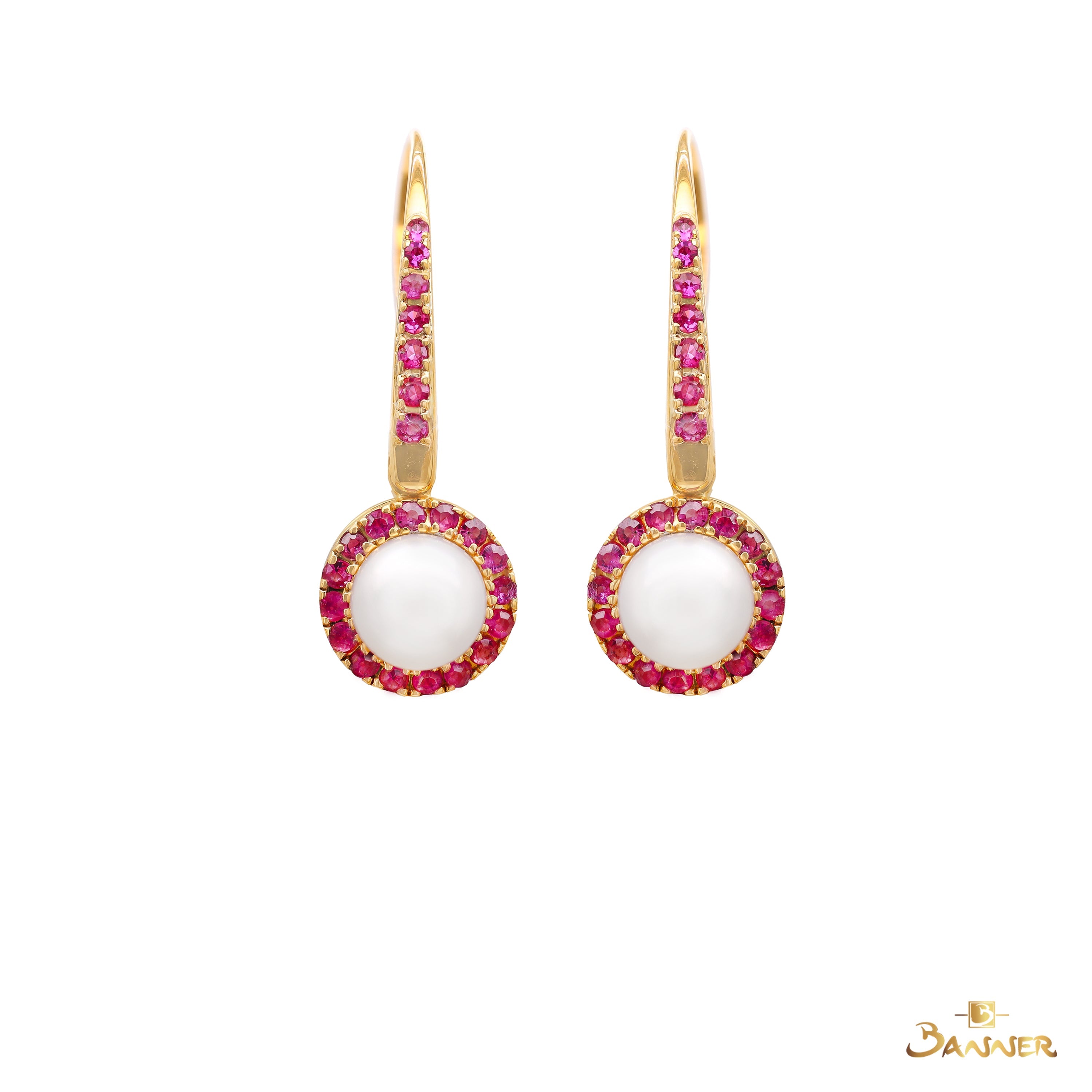 Pearl and Pink Spinel Reverie Earrings