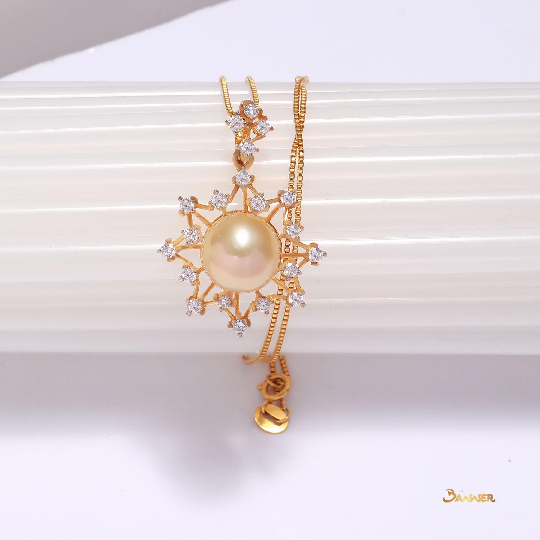 Pearl and Diamond Pendant