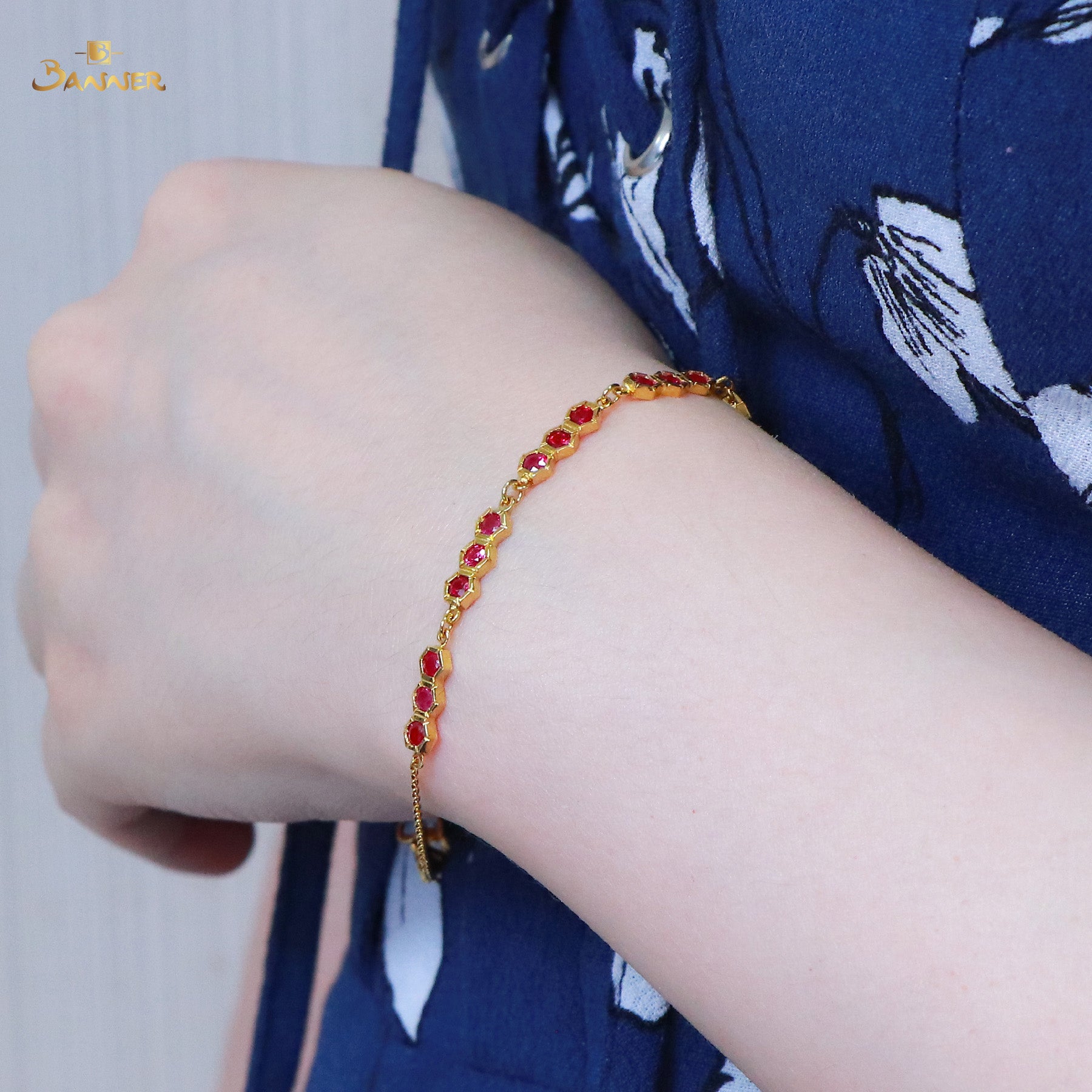 Ruby Station Adjustable Bracelet