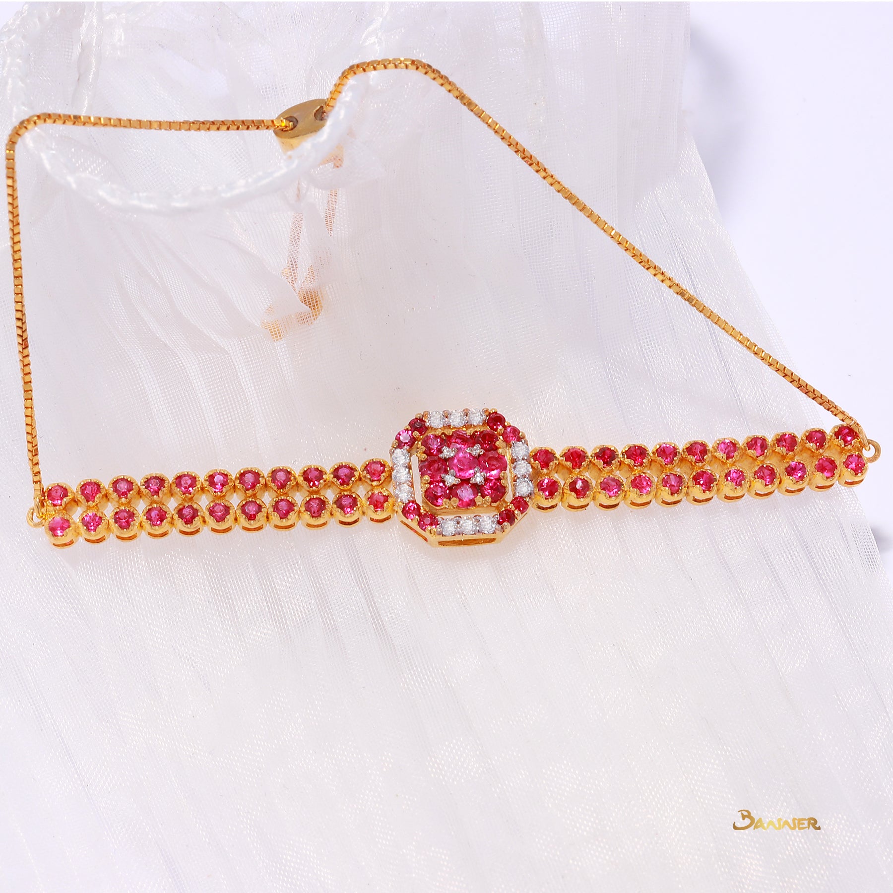 Ruby and Diamond Bracelet