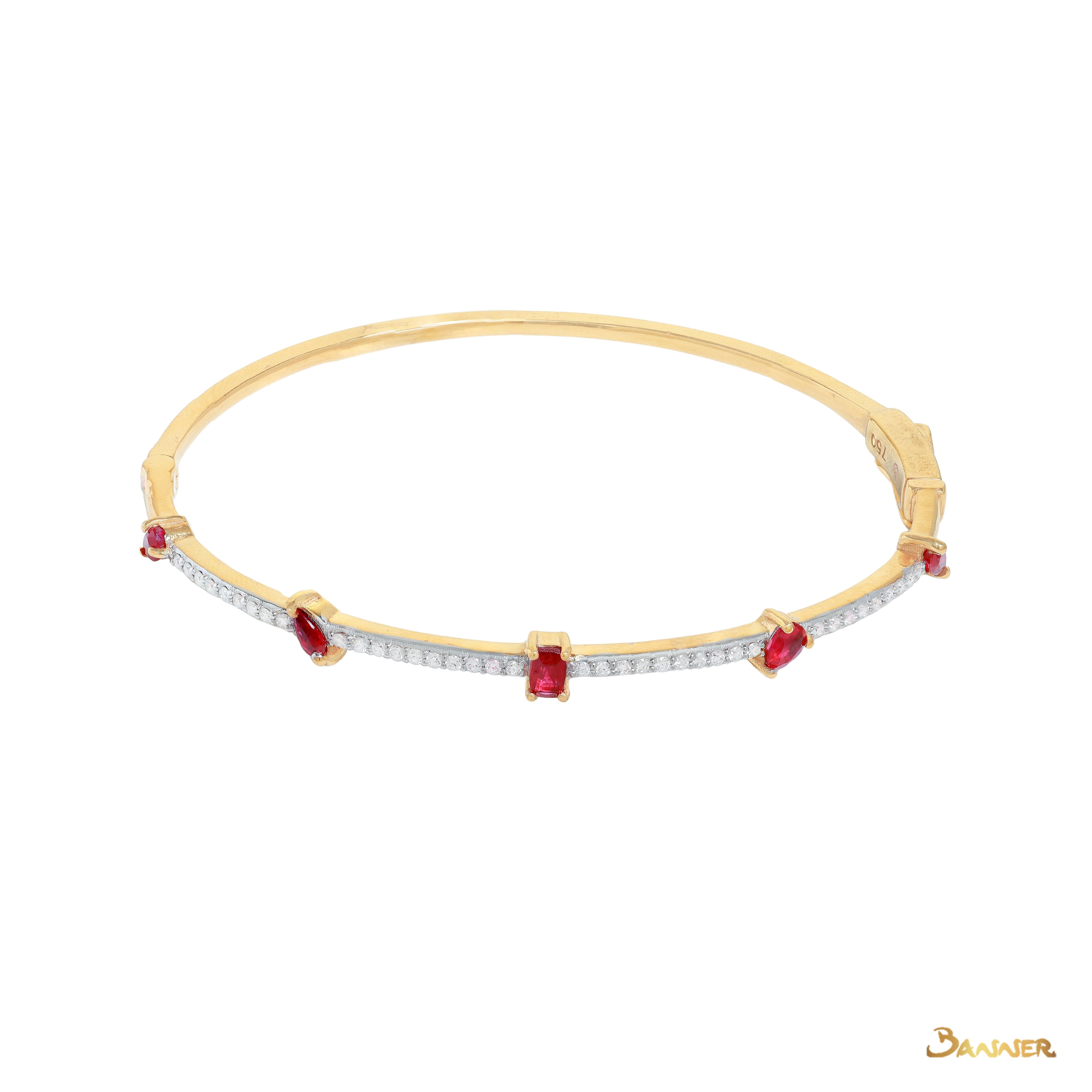 Ruby and Diamond Reverie Petite Bracelet