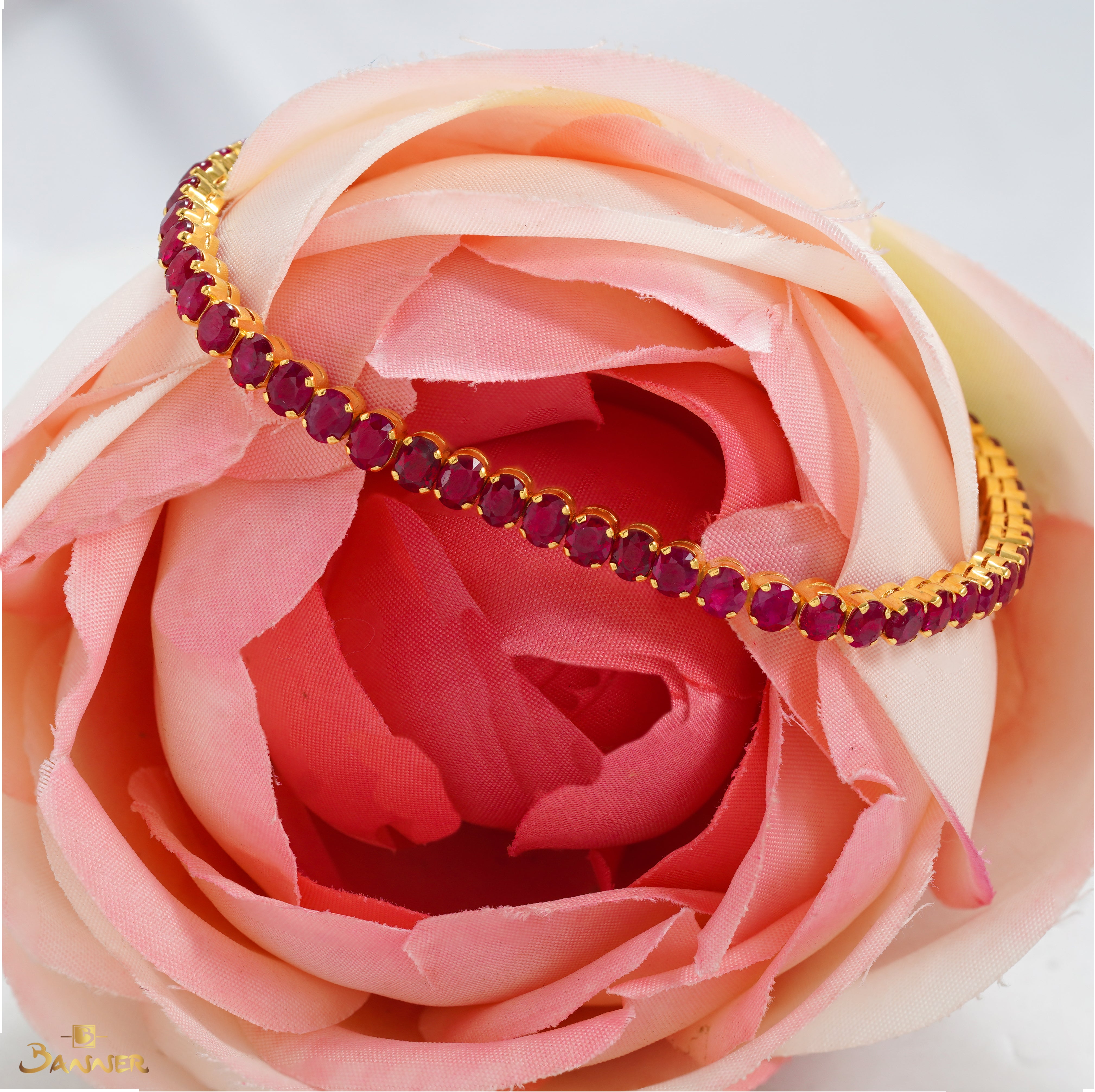 Ruby Tennis Bracelet