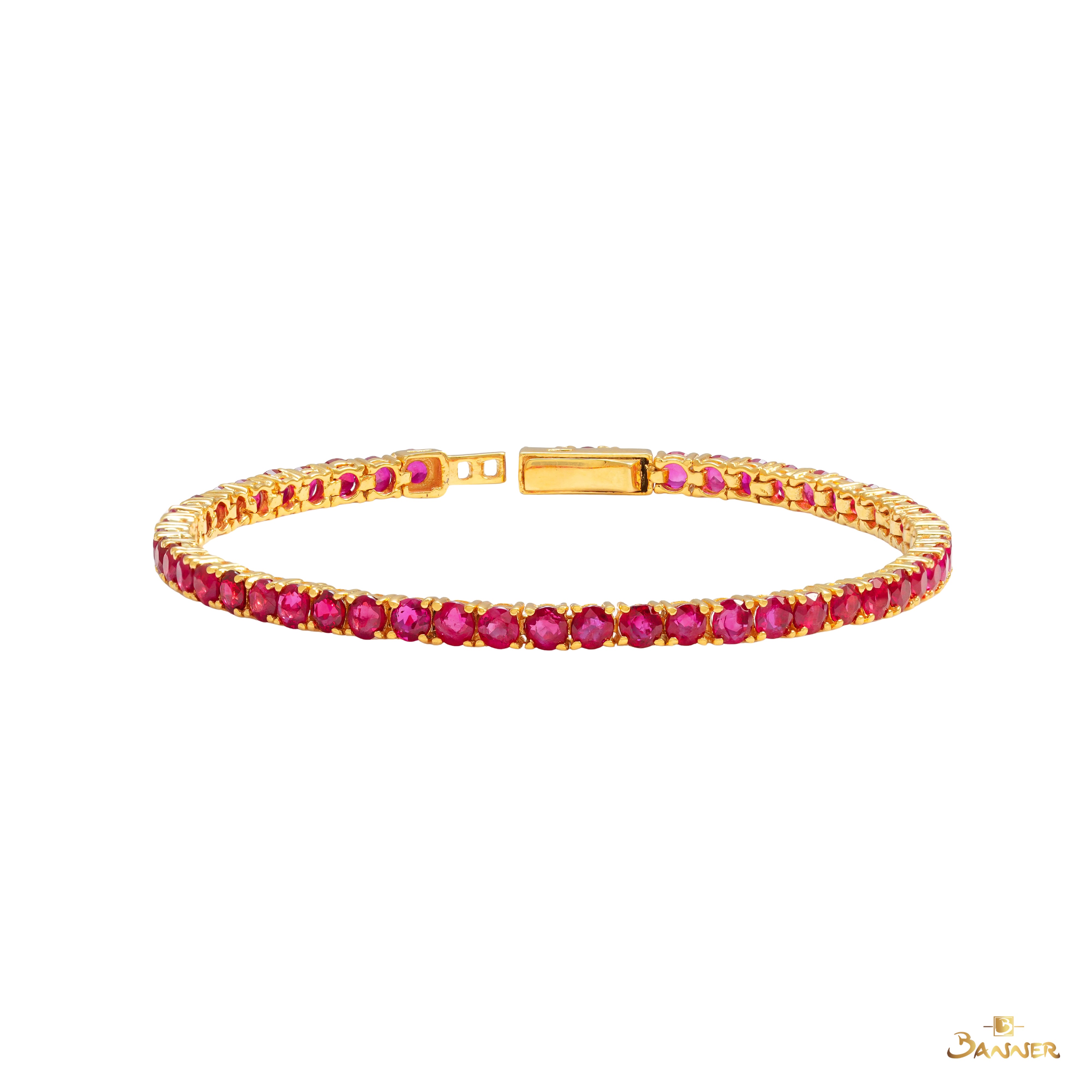 Ruby Tennis Bracelet