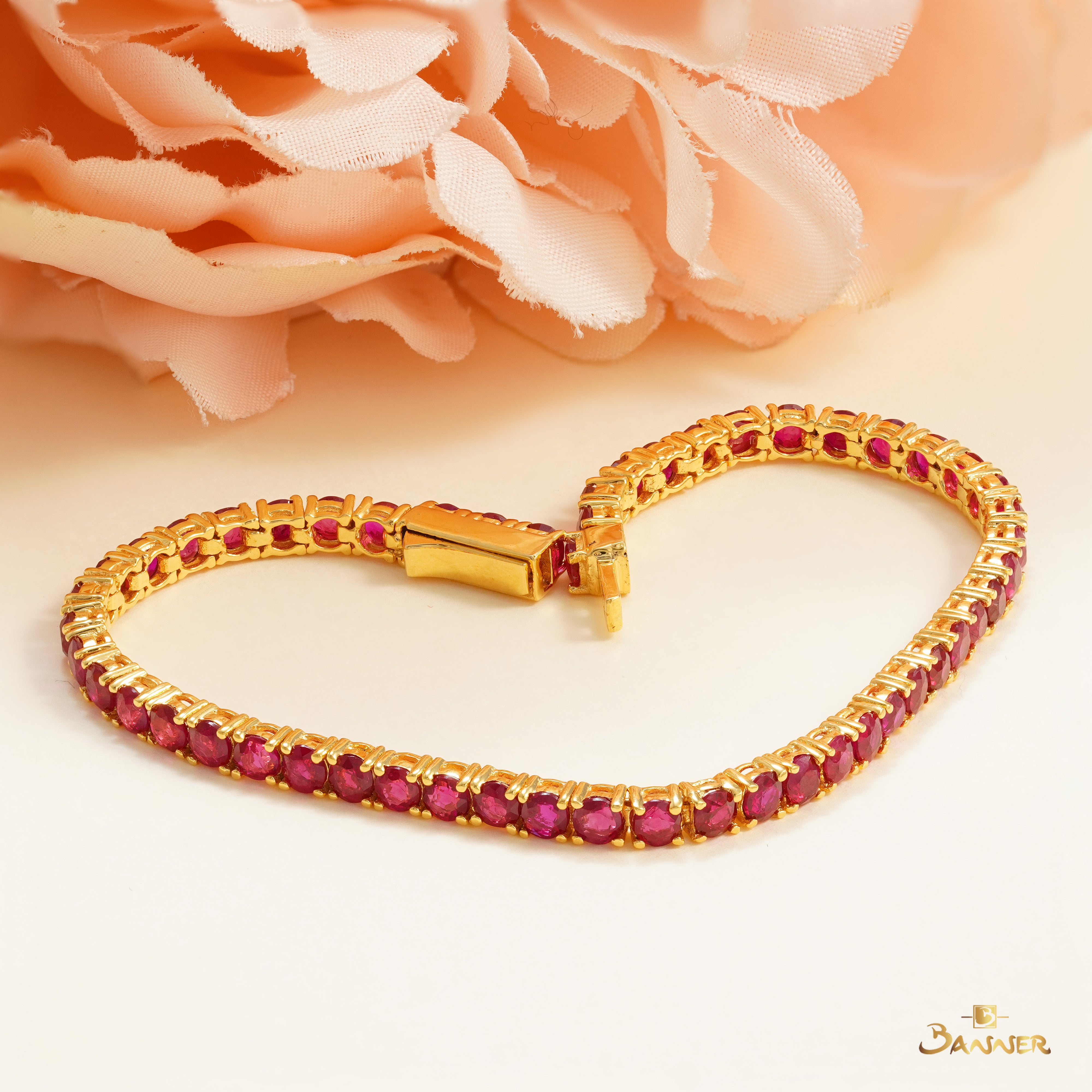 Ruby Tennis Bracelet