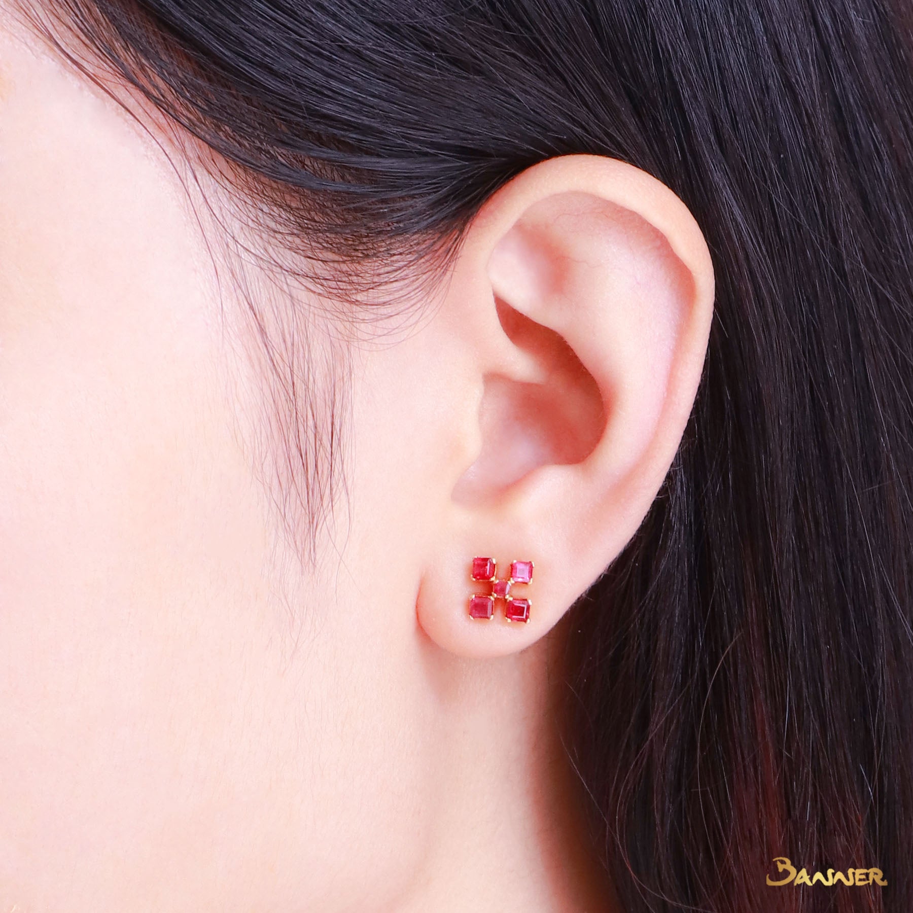 Ruby Earrings