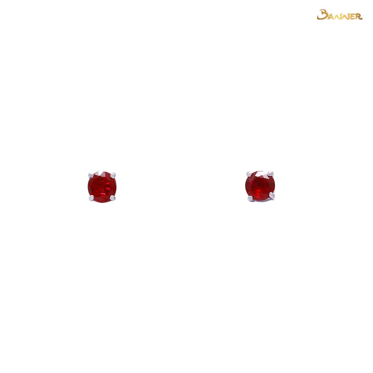 Ruby Stud Earrings