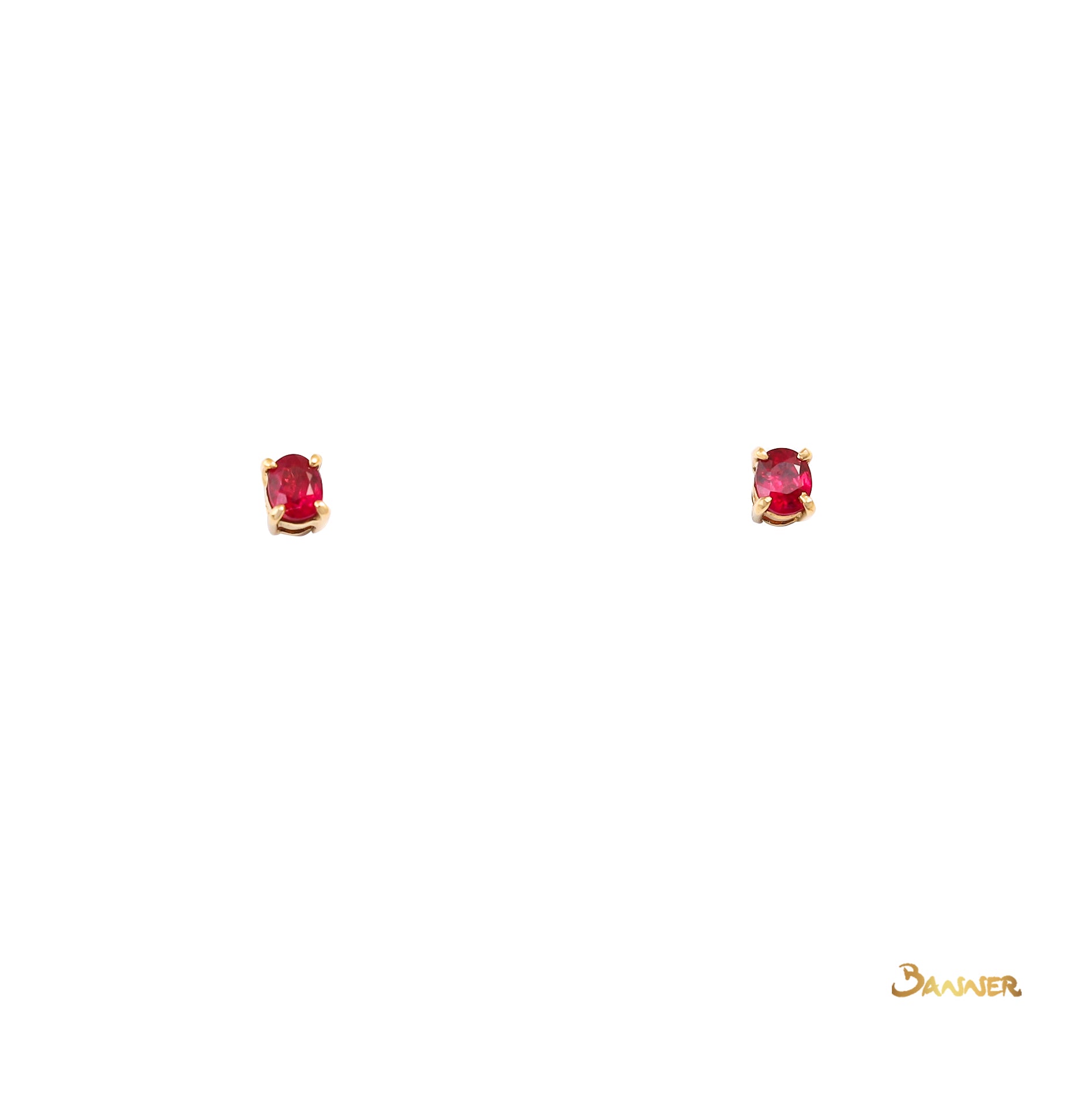 Ruby Stud Earrings