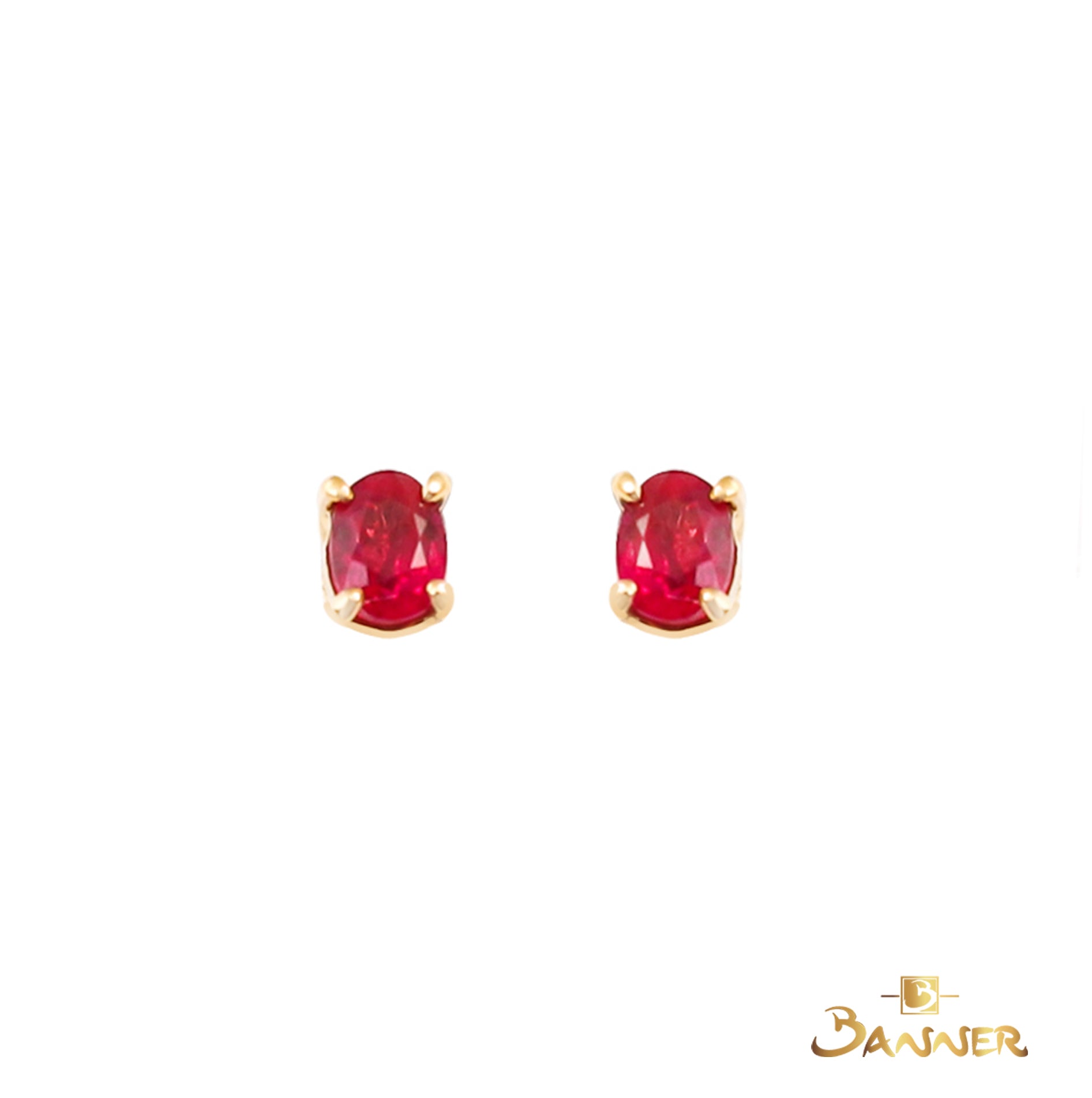 Ruby Stud Earrings