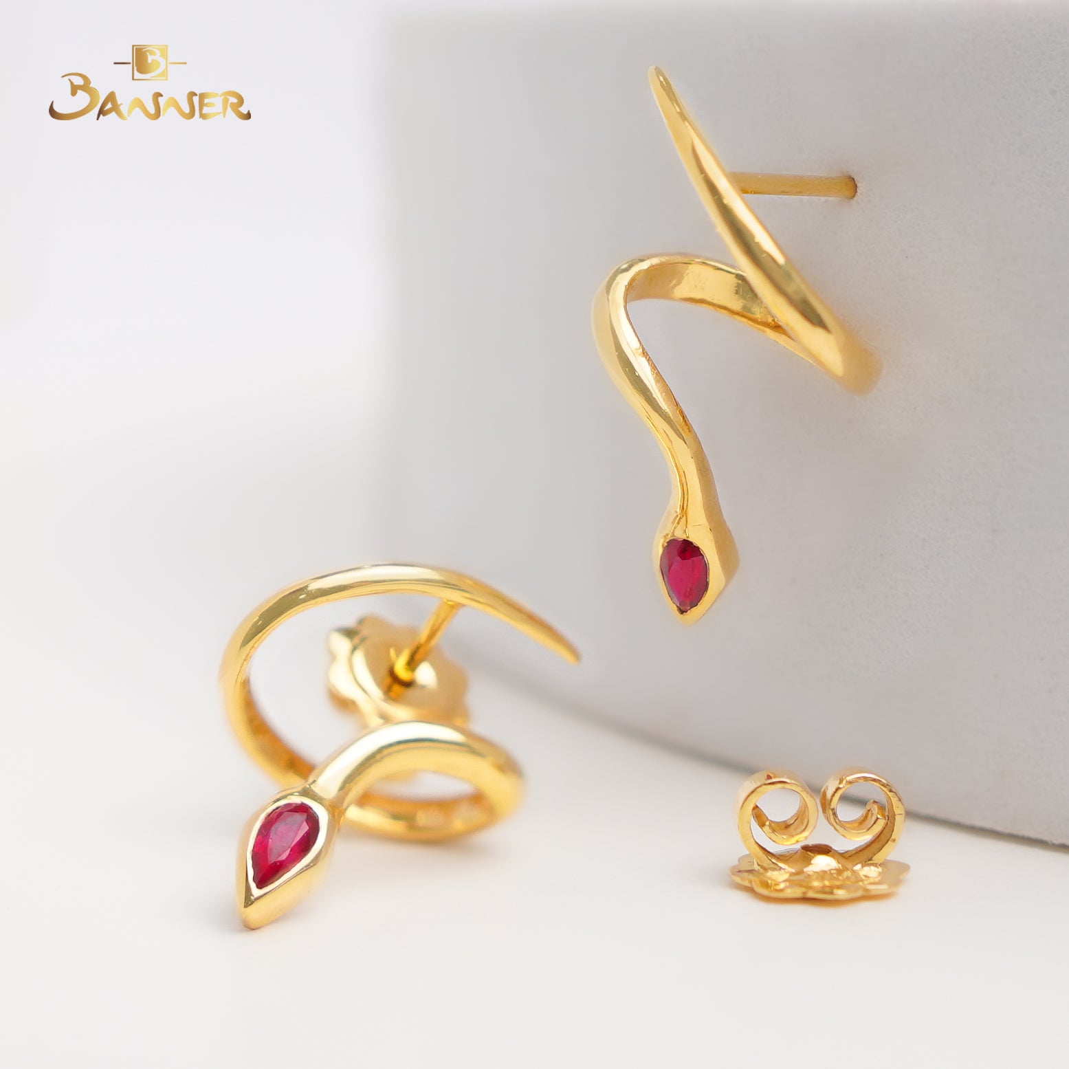 Ruby Kaa Earrings