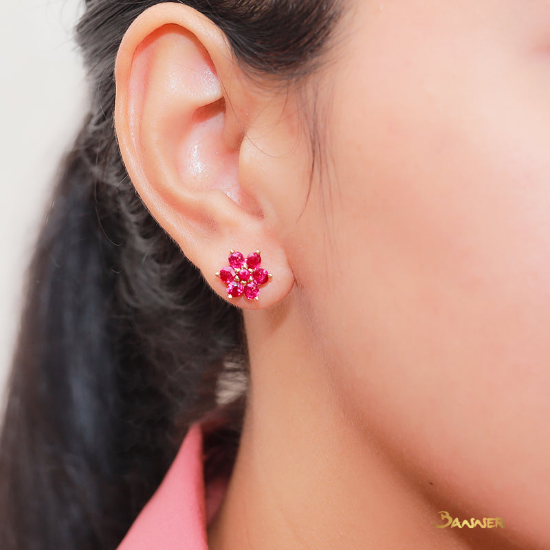 Ruby Chel Earrings