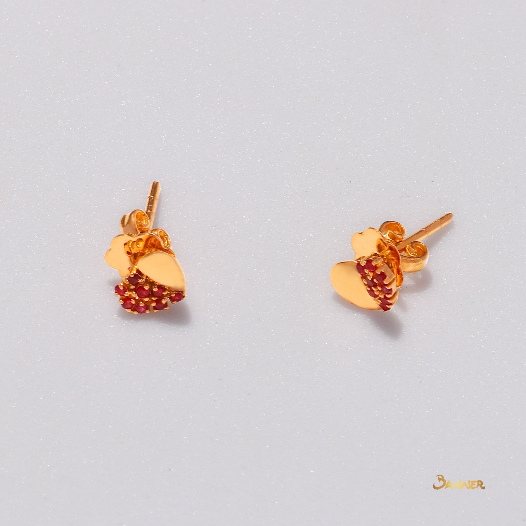 Ruby Love Earrings