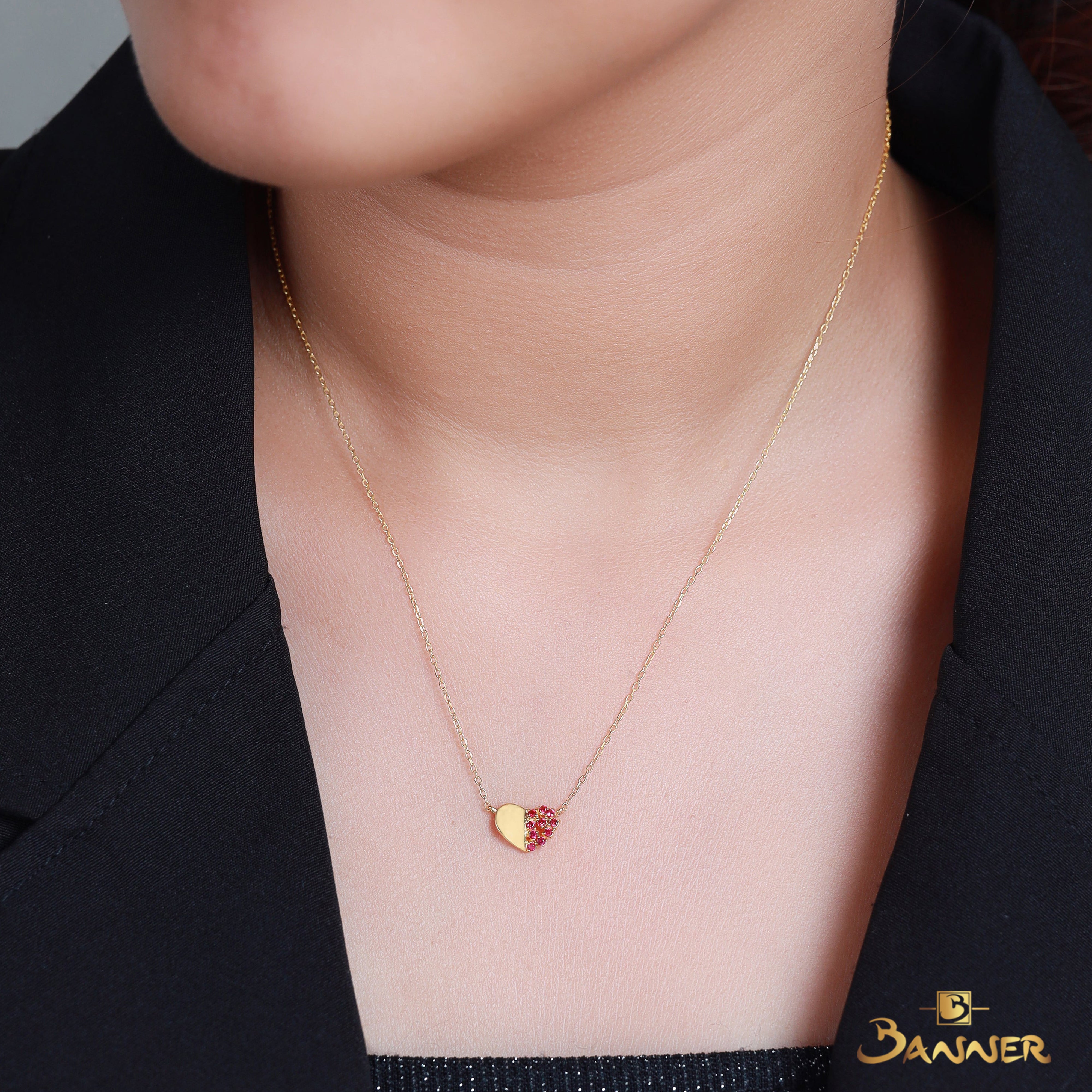 Ruby Love Necklace