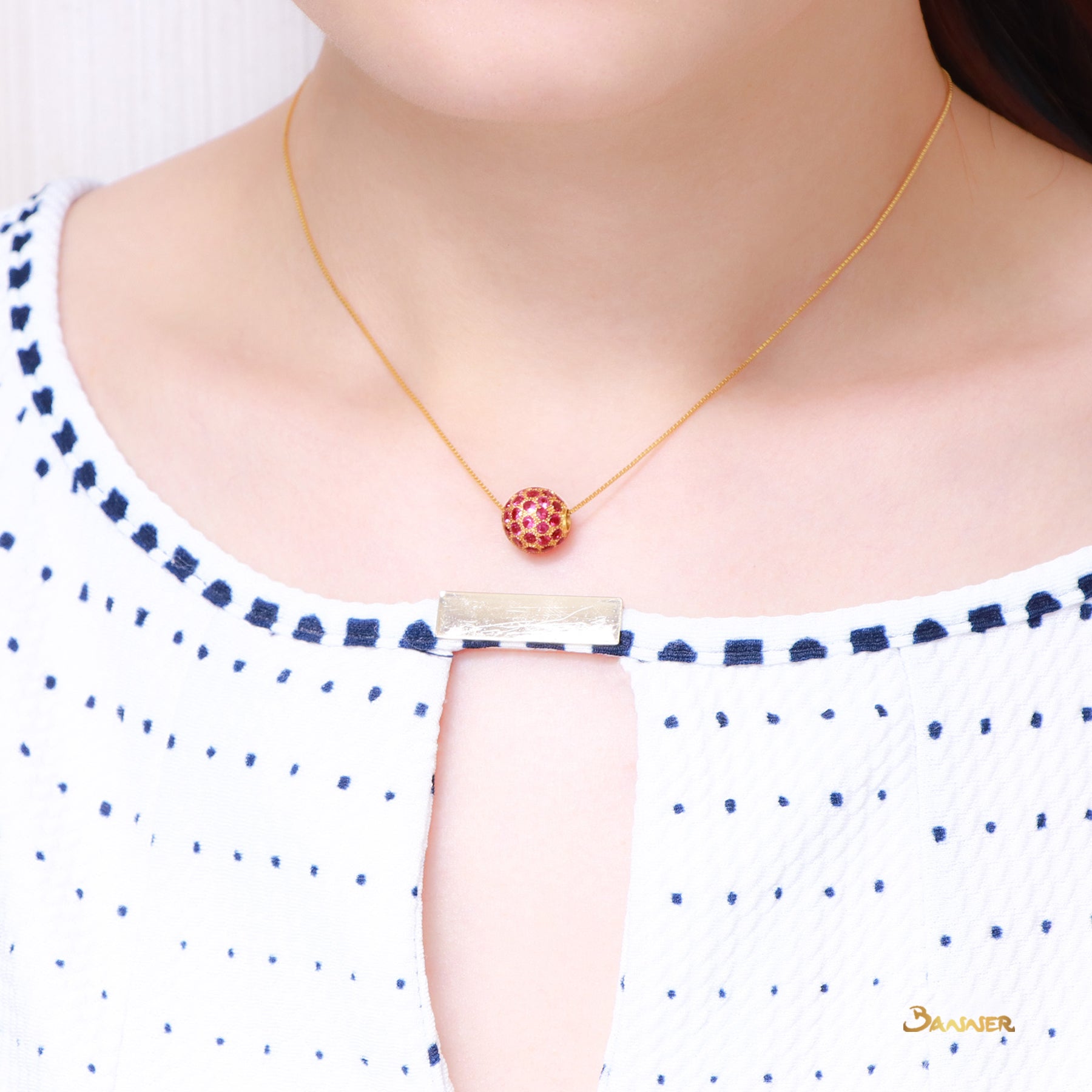 Ruby Baw Lone Pendant