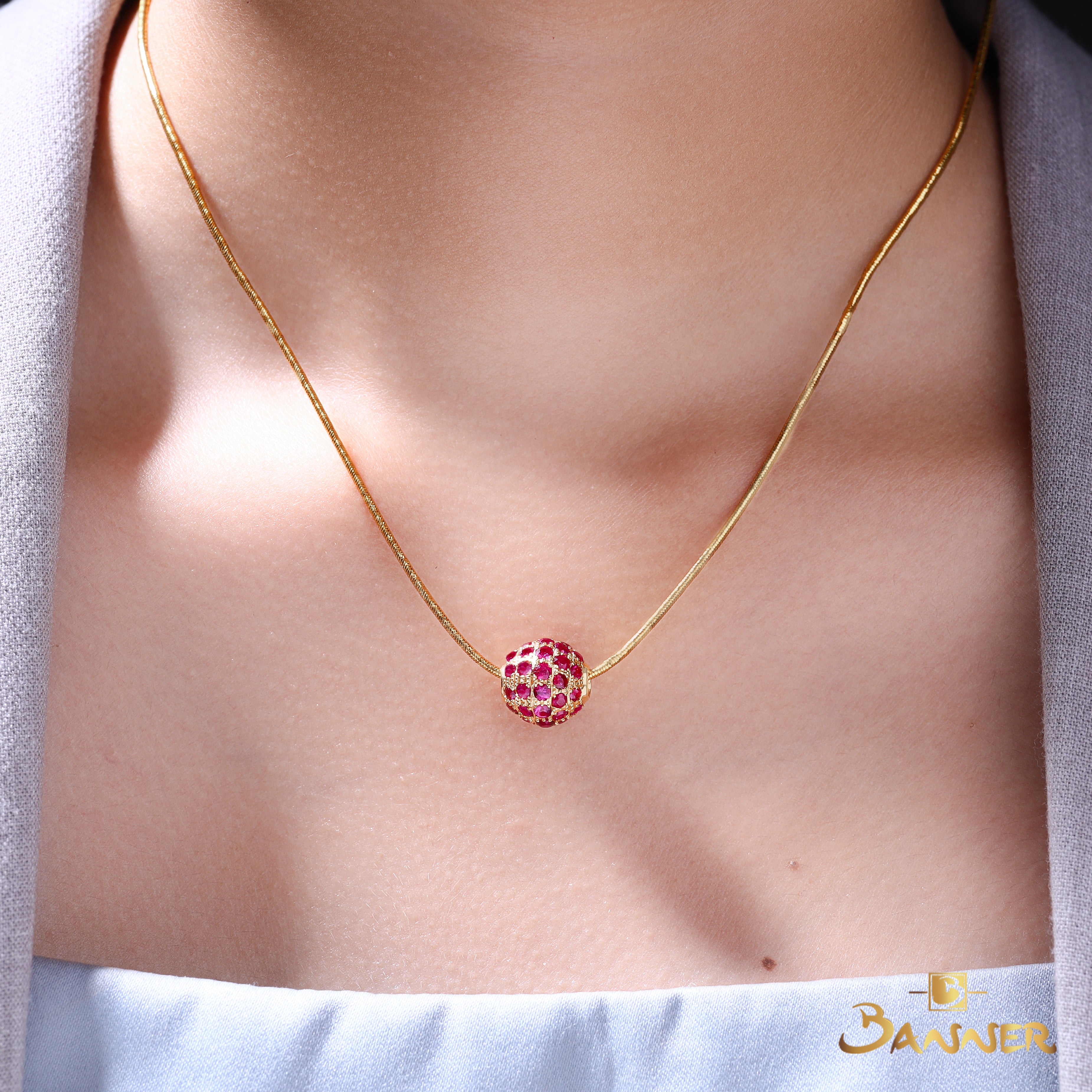 Ruby Baw Lone Pendant