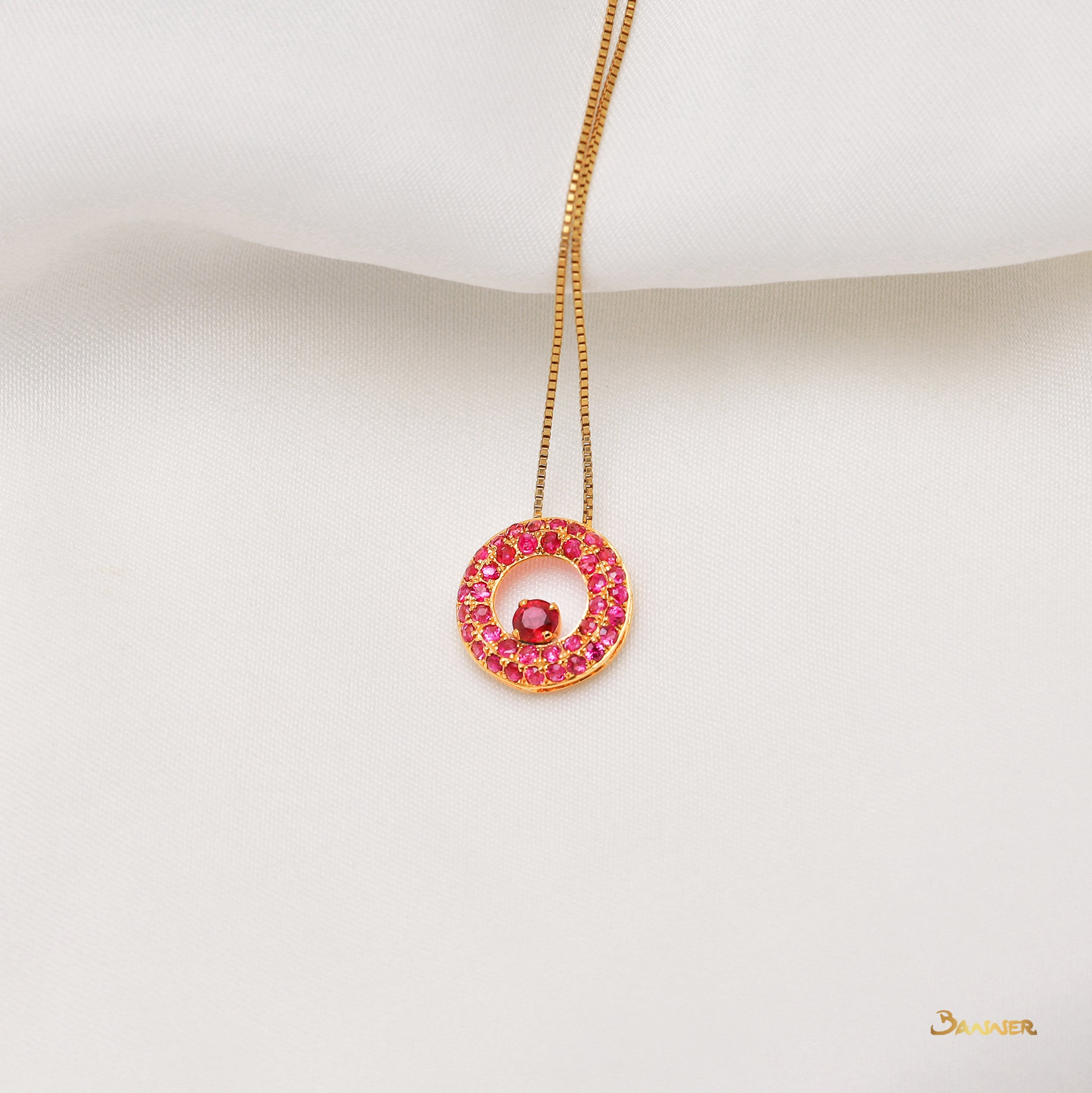 Ruby Orbit Pendant