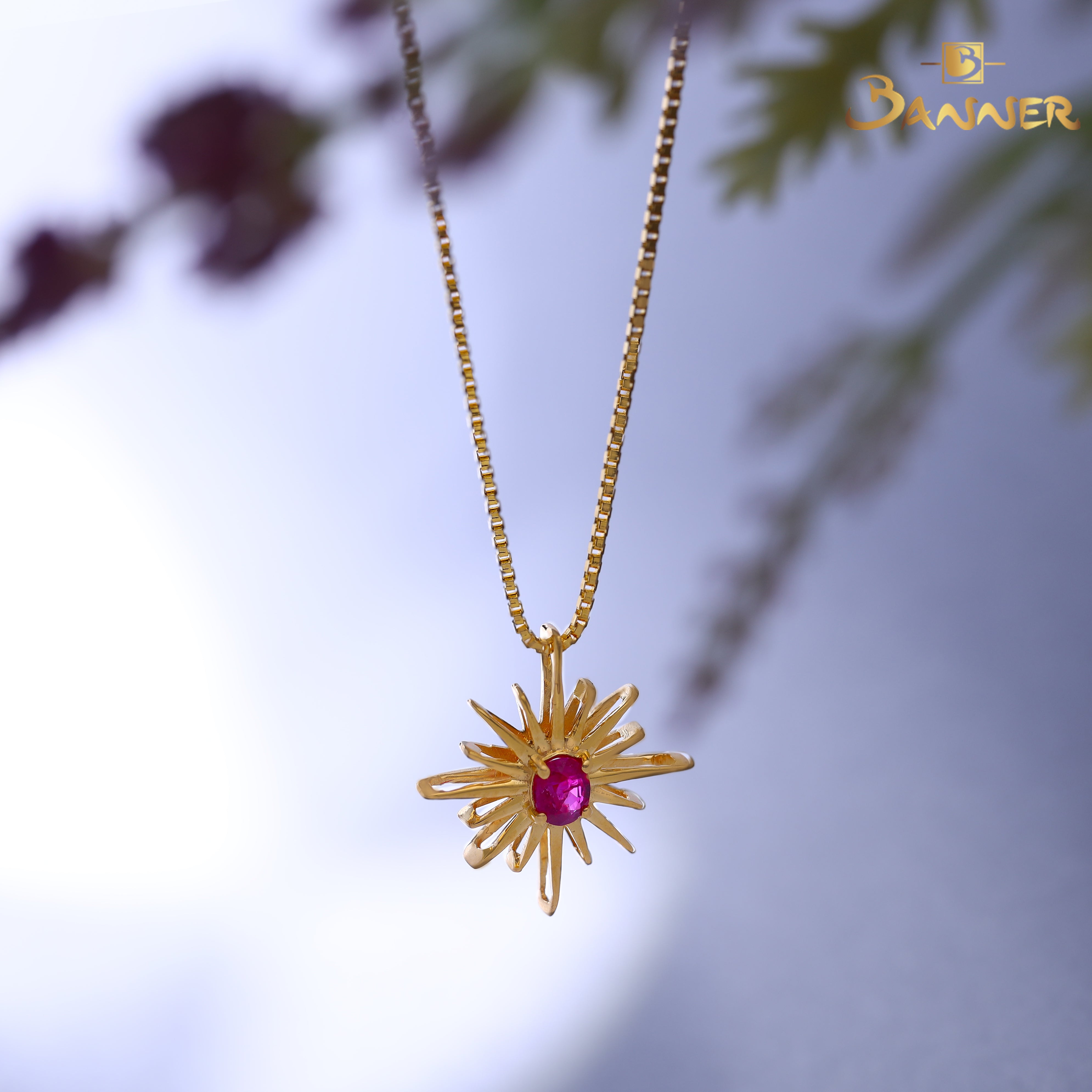 Ruby Nova Pendant
