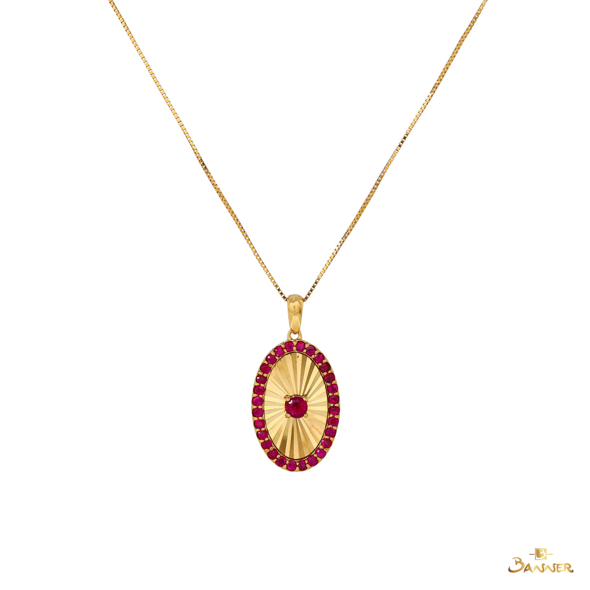 Ruby Cleo Pendant