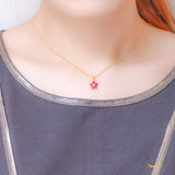 Ruby and Diamond Chel Pendant