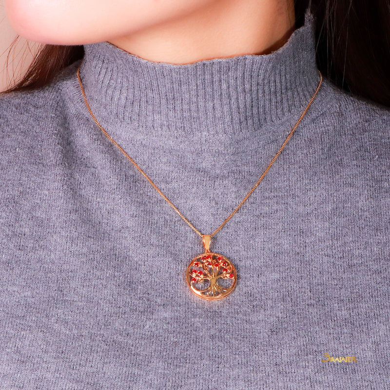 Ruby Tree of Life Pendant – BANNER GEMS AND JEWELLERY