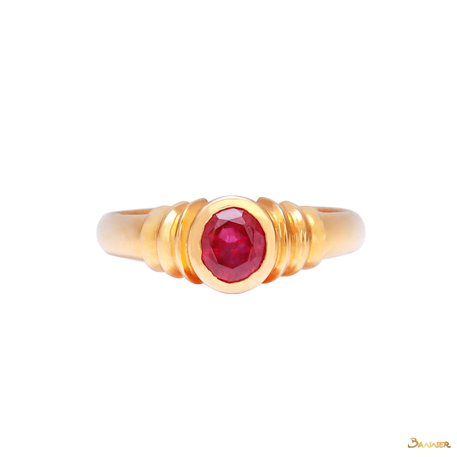 Ruby Solitaire Ring