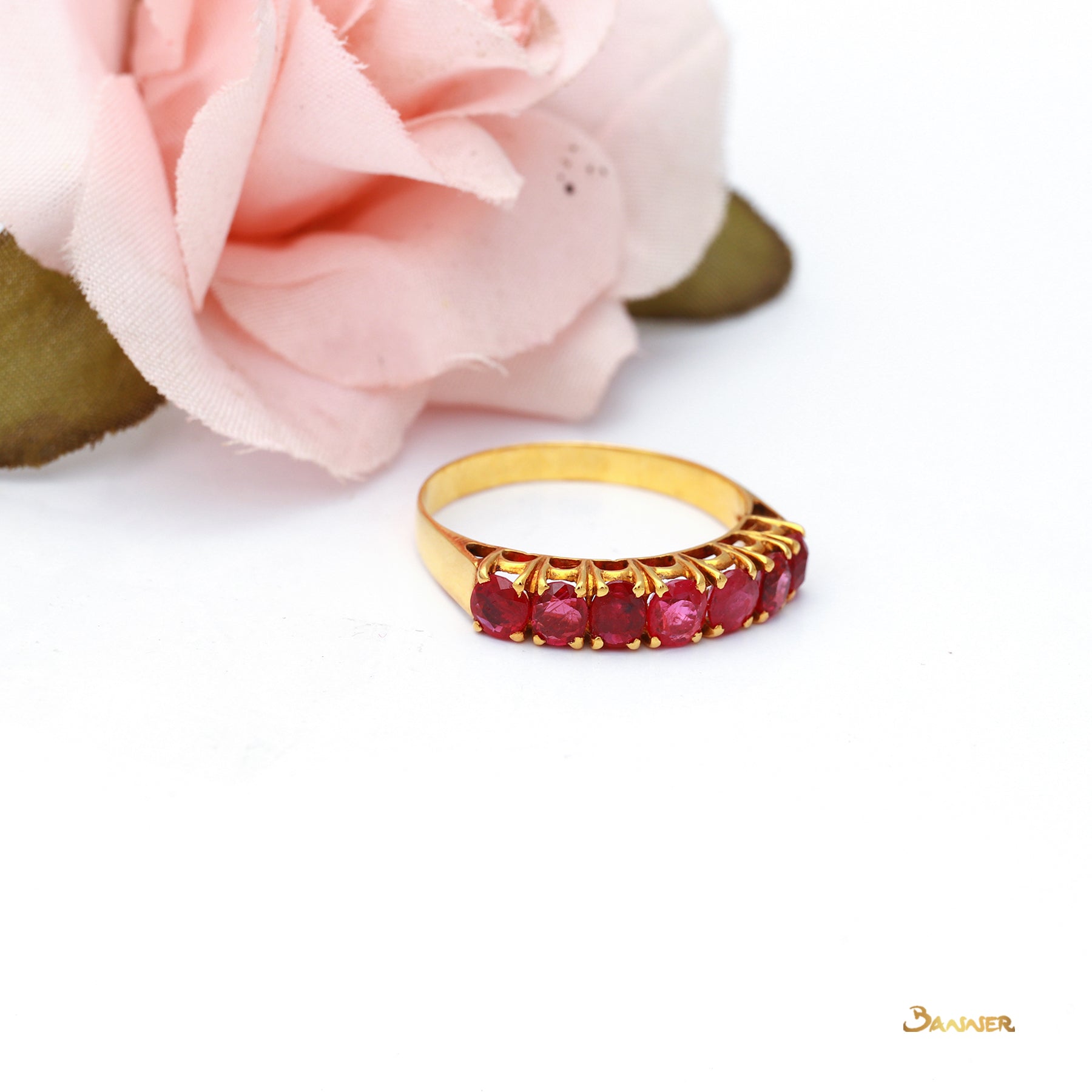 Ruby Pave Setting Ring