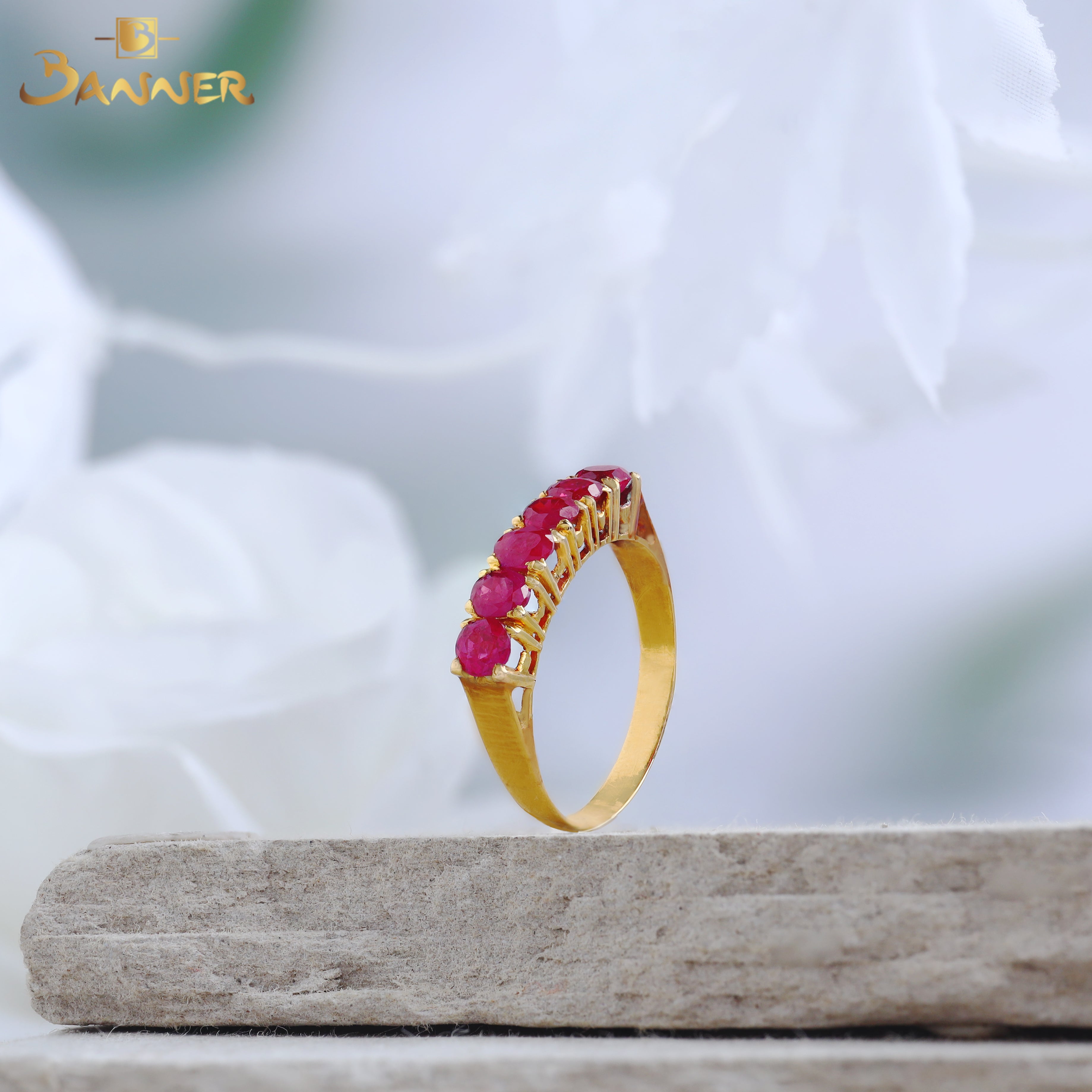 Ruby Pave Setting Ring