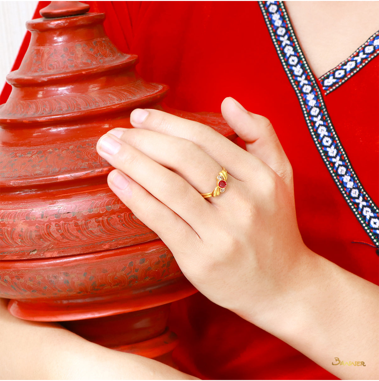 Ruby and Diamond Ring