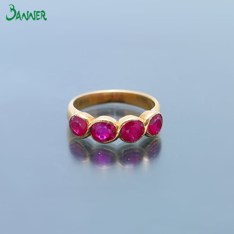 Ruby Weave Ring