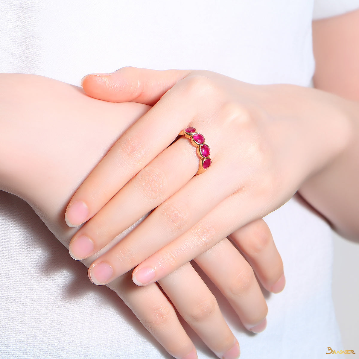 Ruby Weave Ring