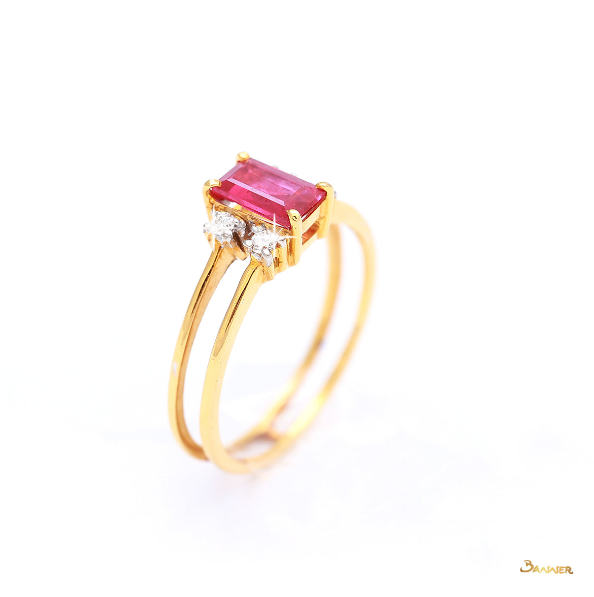 Ruby and Diamond Ring