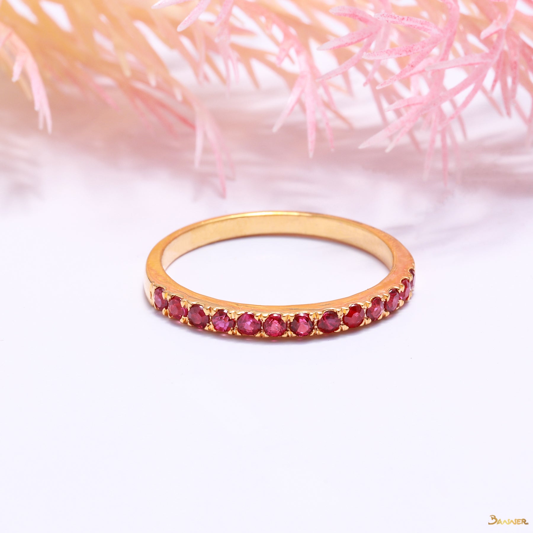 Ruby Pave Setting Ring